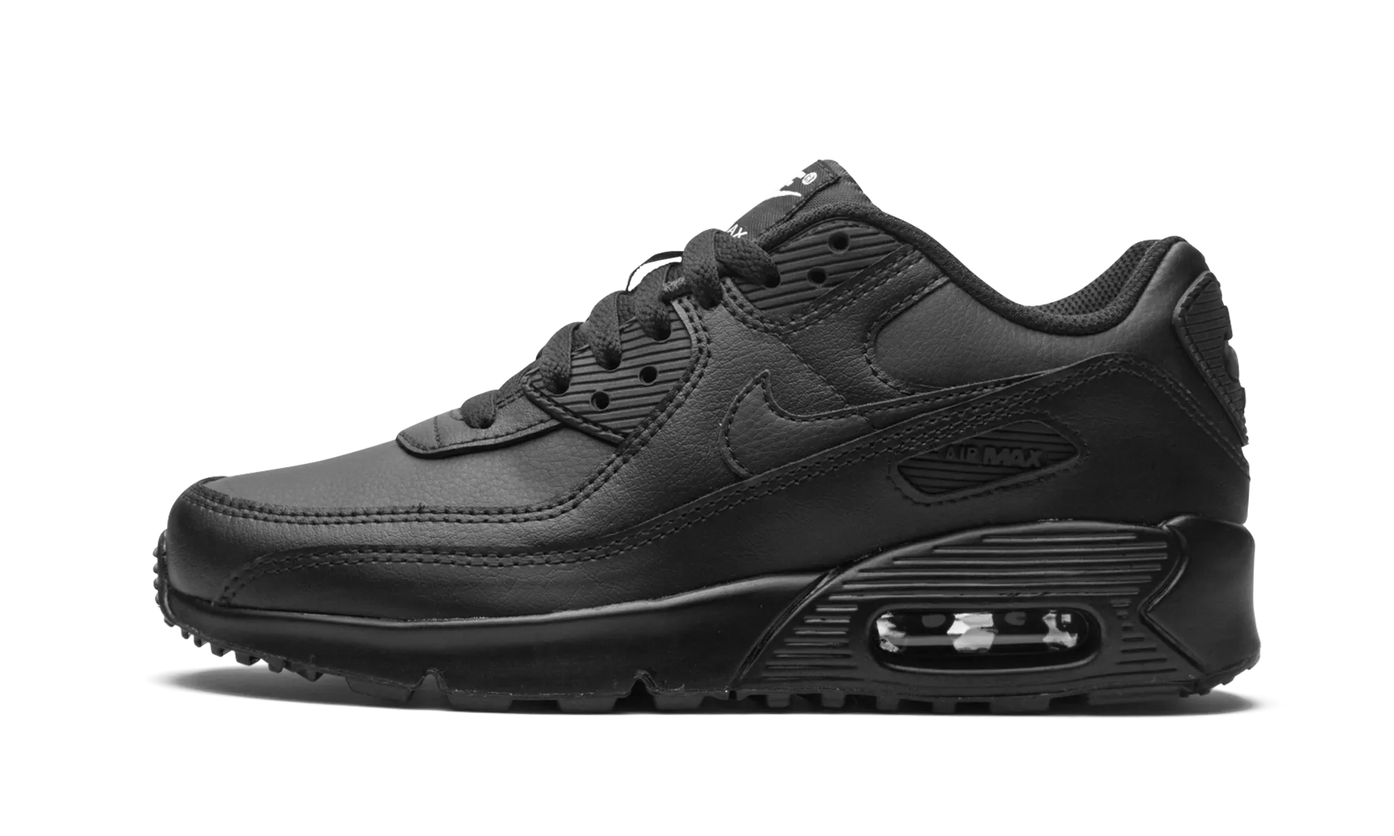 Air Max 90 "Triple Black" nike grade school kids sneakers