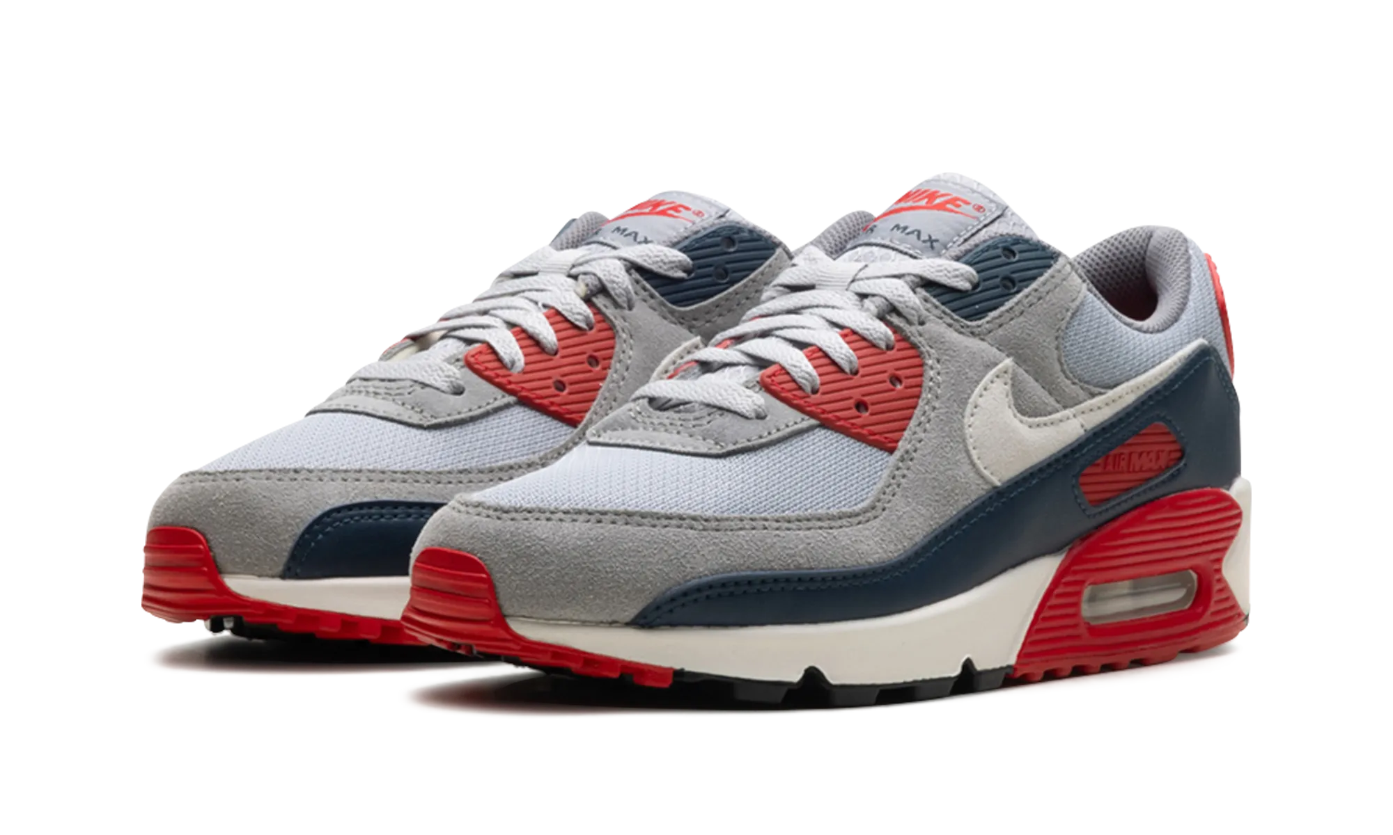 Air Max 90 "USA Light Smoke Grey" nike breathable mens trainers