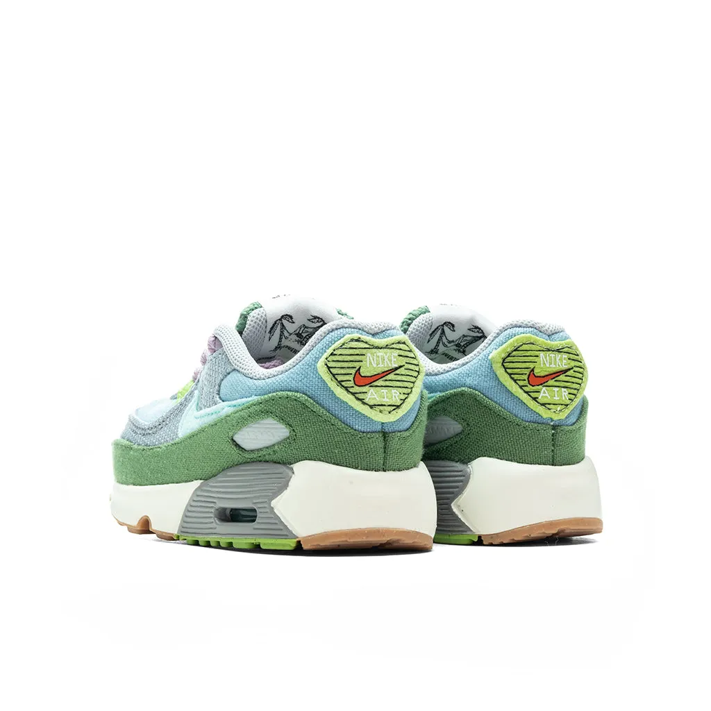Air Max 90 SE (TD) - Worn Blue/Wolf Grey/Treeline Nike trainers with responsive foam