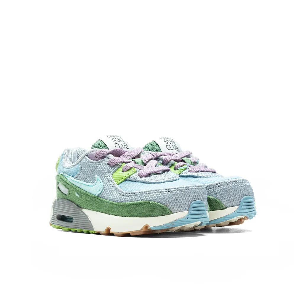 Air Max 90 SE (TD) - Worn Blue/Wolf Grey/Treeline Nike trainers with responsive foam