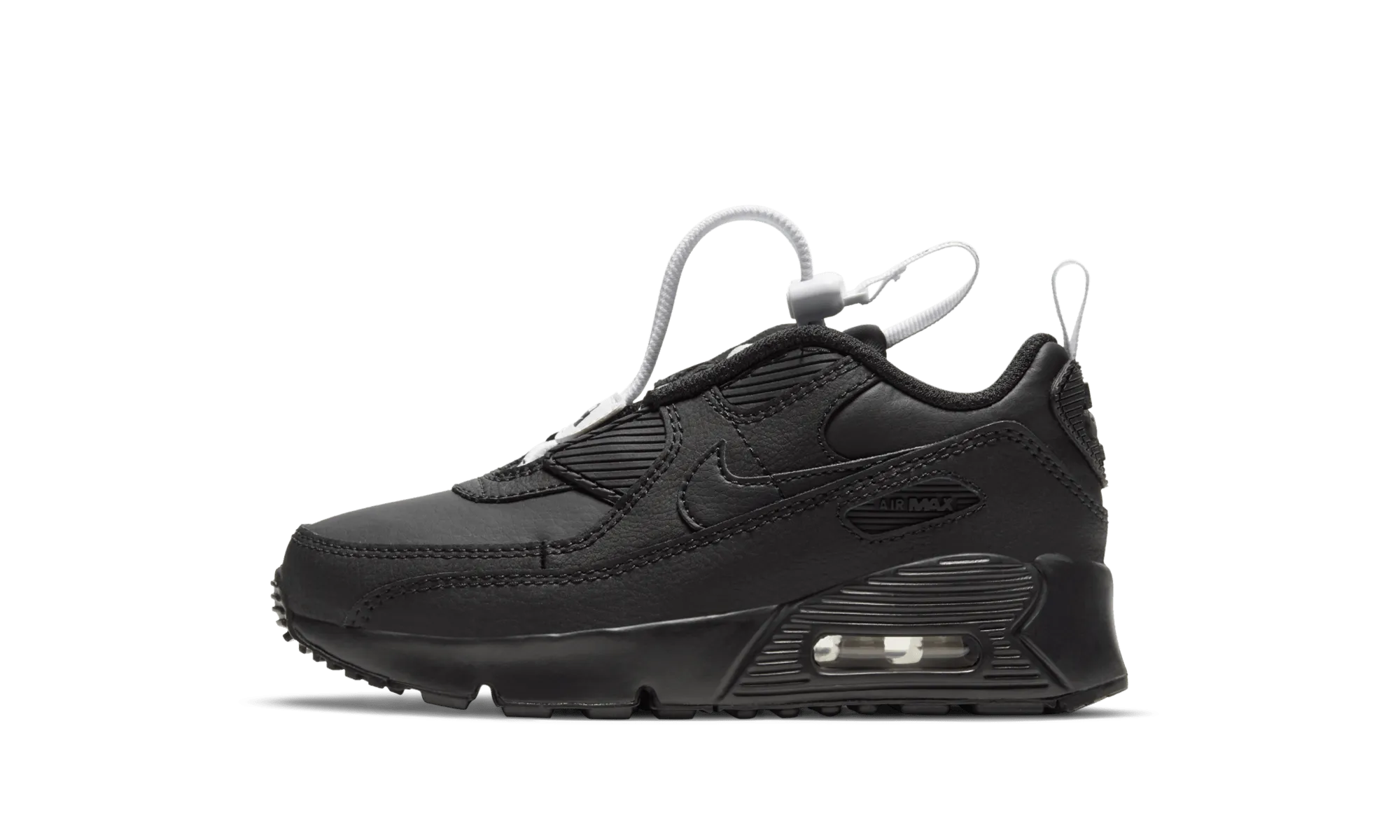 AIR MAX 90 TOGGLE PS "TRIPLE BLACK" Nike Pre School shoes
