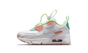 Air Max 90 Toggle PS "White Crimson Bliss" Nike Pre School shoes