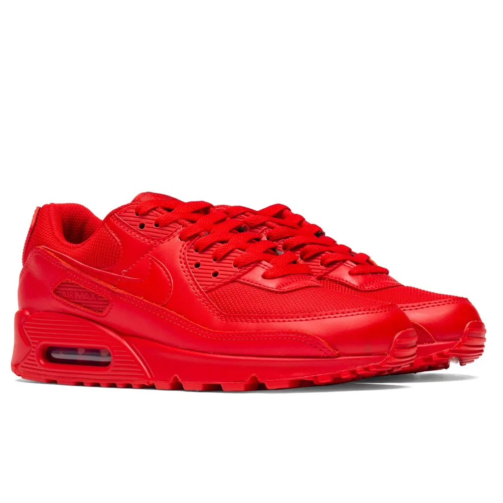 Air Max 90 - University Red/Black Nike Foam Comfort Trainers
