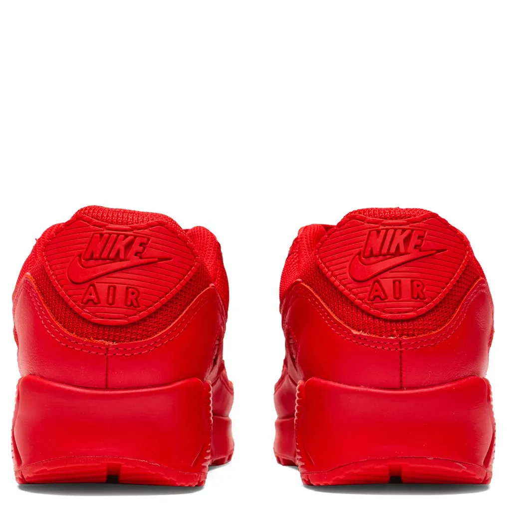 Air Max 90 - University Red/Black Nike Foam Comfort Trainers