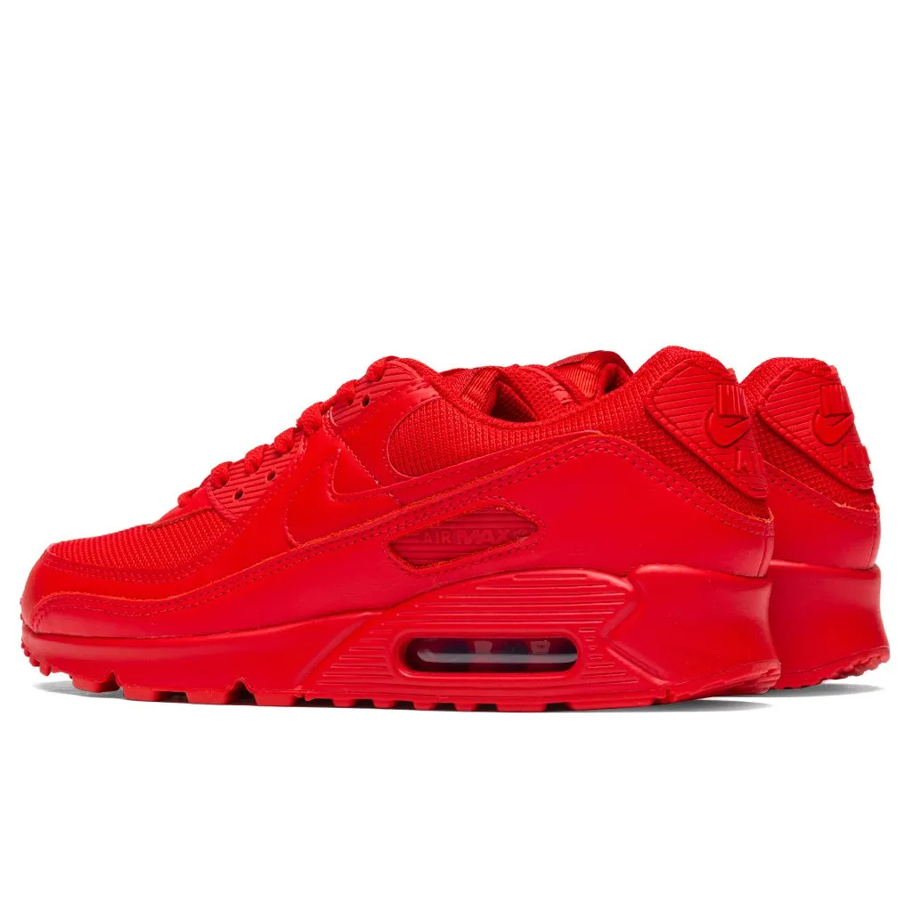 Air Max 90 - University Red/Black Nike Foam Comfort Trainers