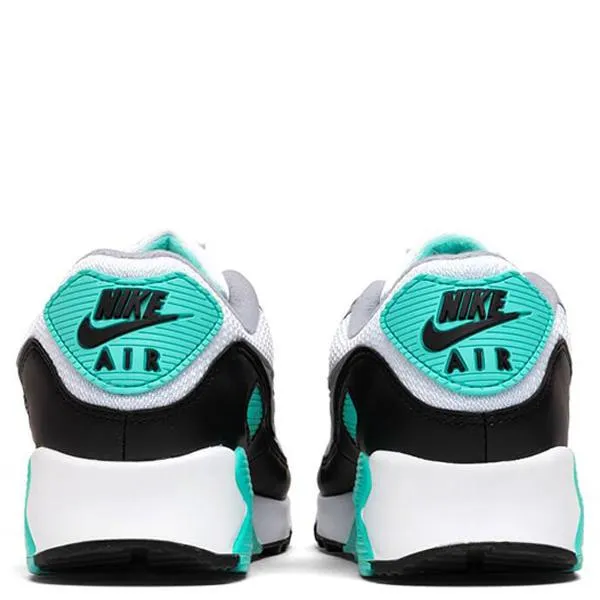 Air Max 90 - White/Particle Grey/Hypher Turq/Black Nike Foam Comfort Trainers