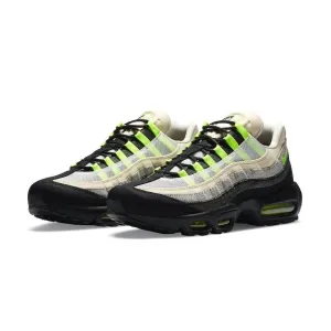 Air Max 95 Denham Black Volt Summit White Nike Air Max style