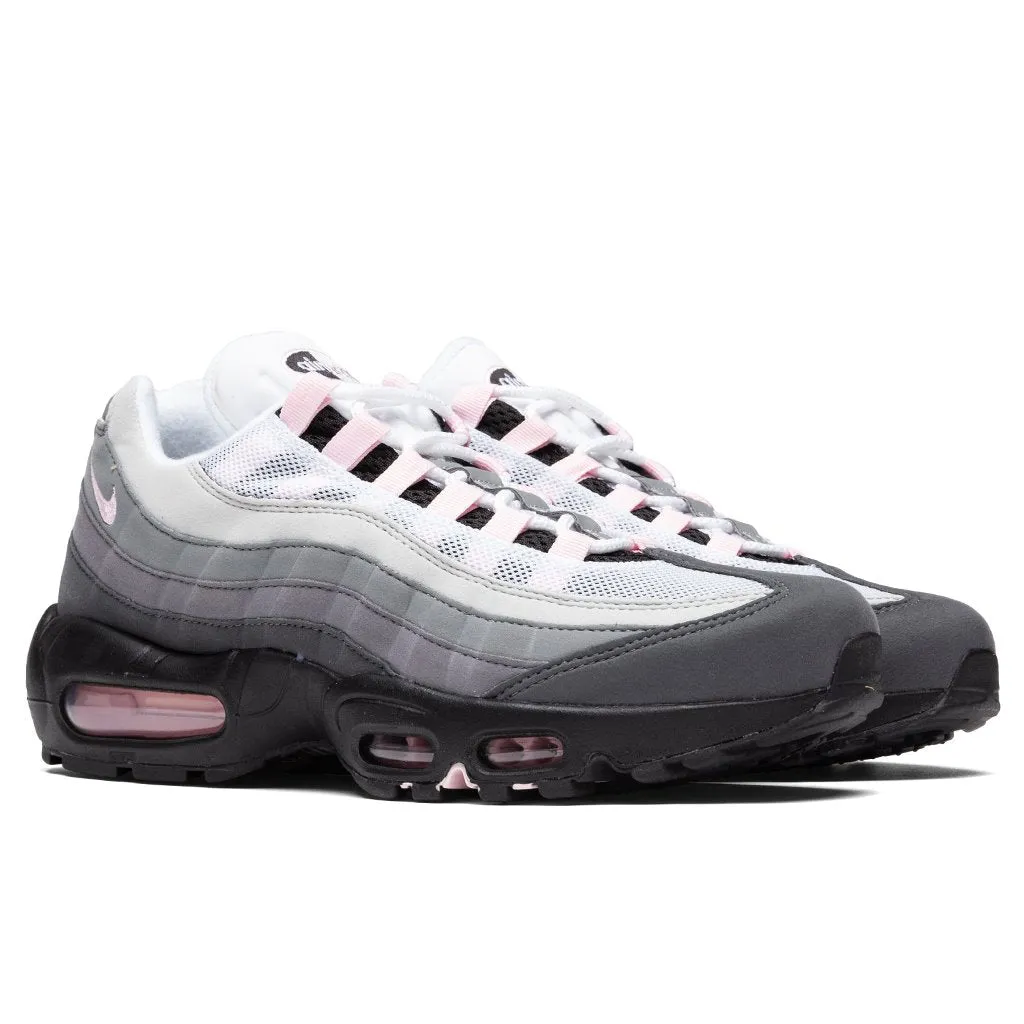 Air Max 95 Premium - Black/Pink Foam/Gunsmoke/Grey Fog Nike Foam Comfort Trainers