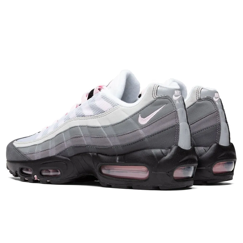 Air Max 95 Premium - Black/Pink Foam/Gunsmoke/Grey Fog Nike Foam Comfort Trainers