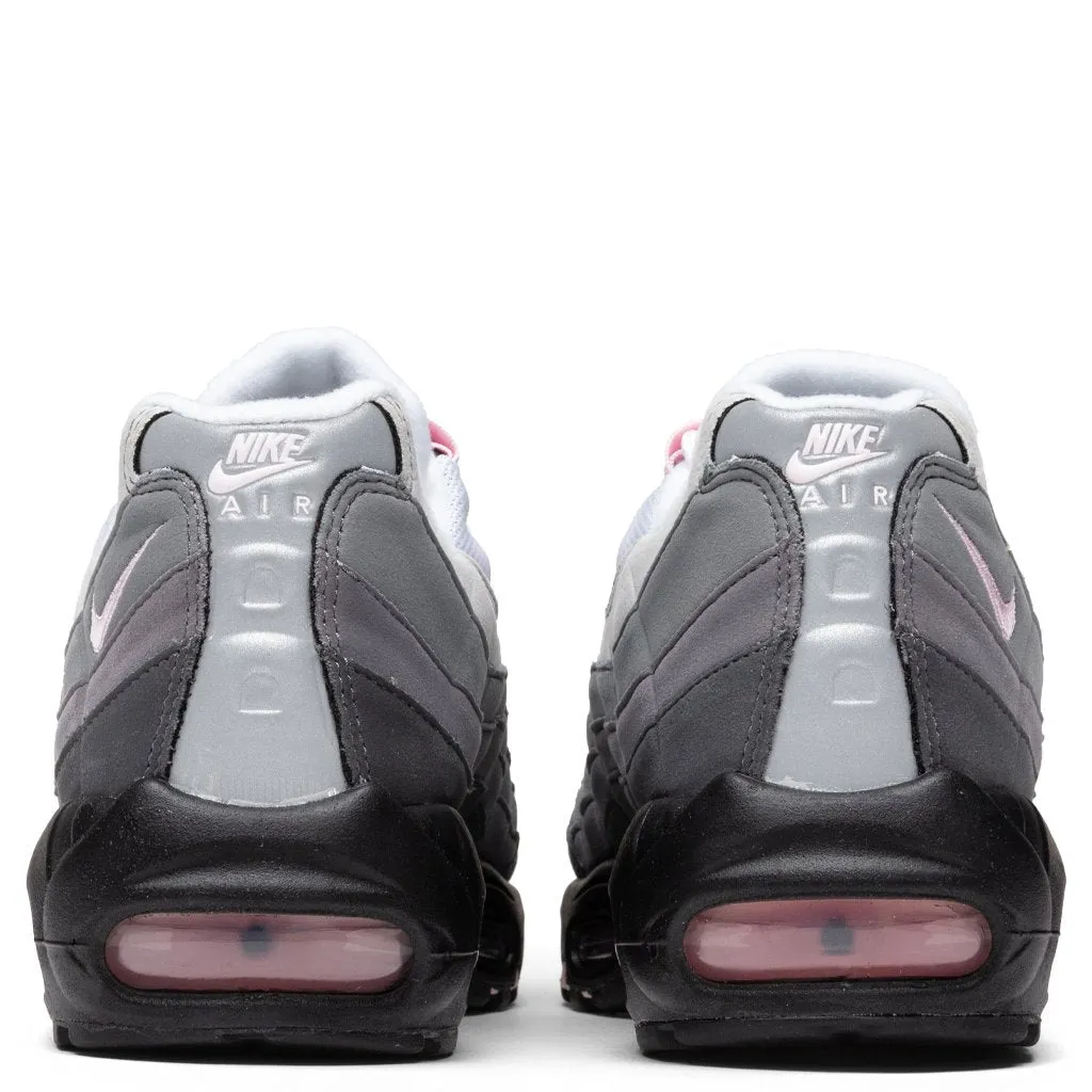 Air Max 95 Premium - Black/Pink Foam/Gunsmoke/Grey Fog Nike Foam Comfort Trainers