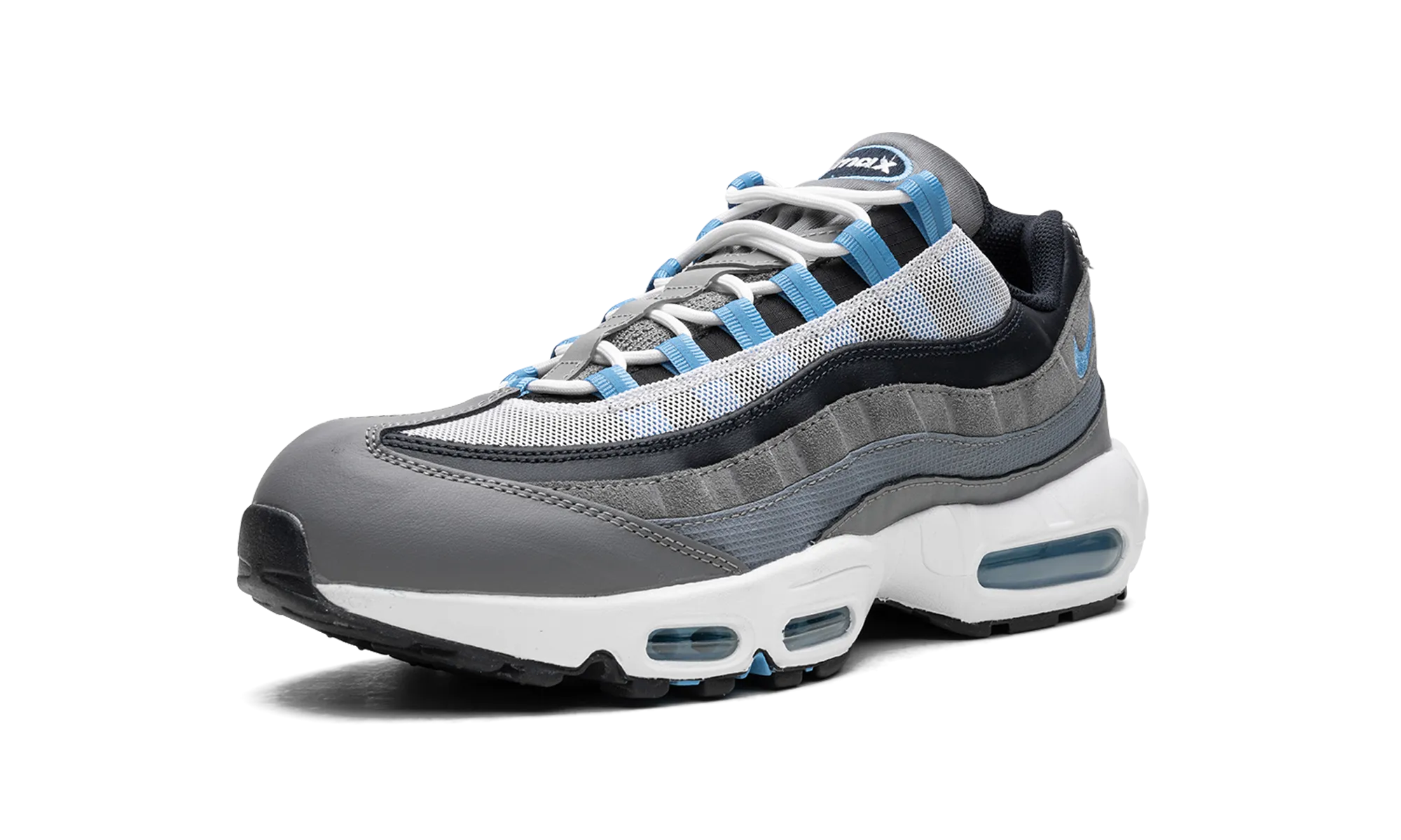 Air Max 95 "Cool Grey / University Blue" nike mens sport sneakers