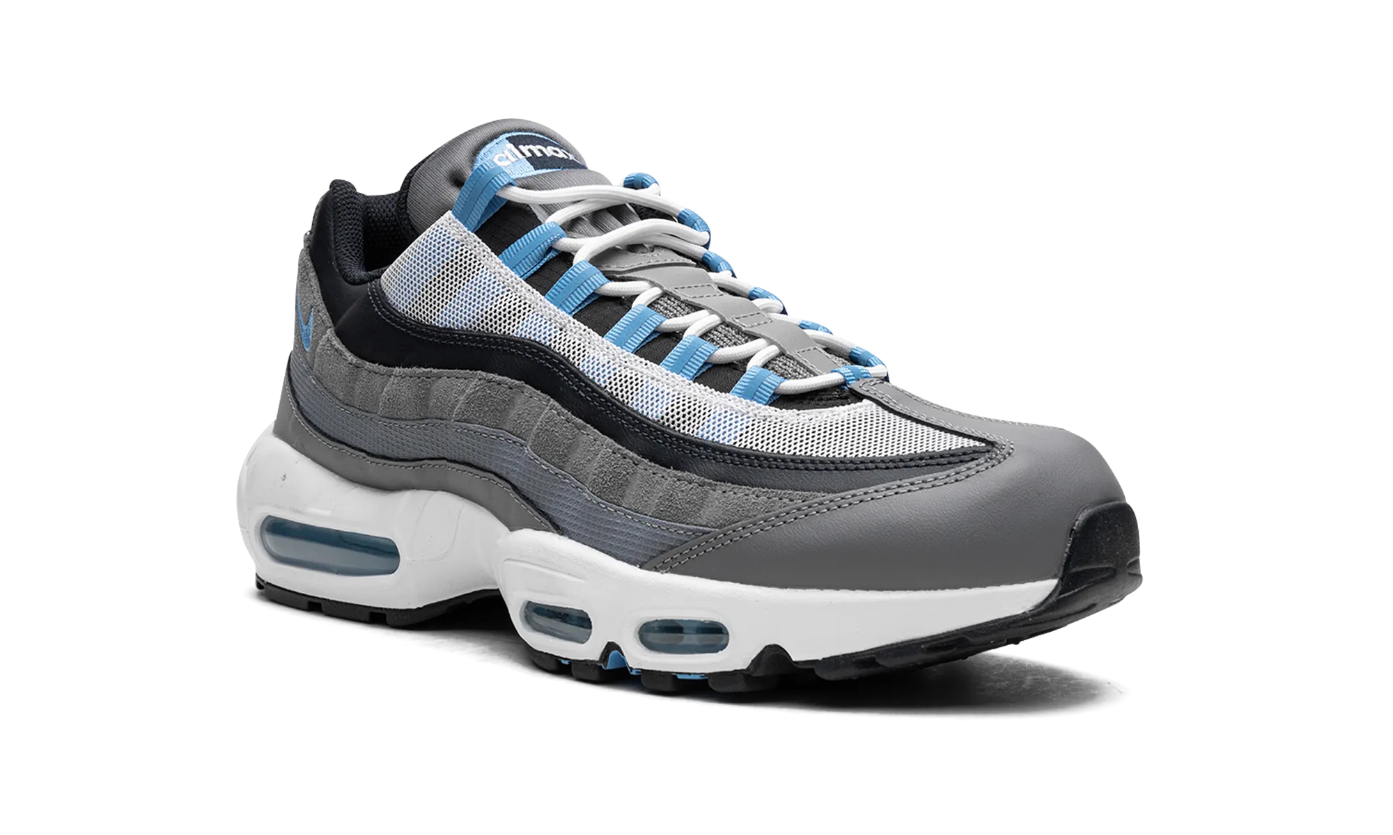 Air Max 95 "Cool Grey / University Blue" nike mens sport sneakers