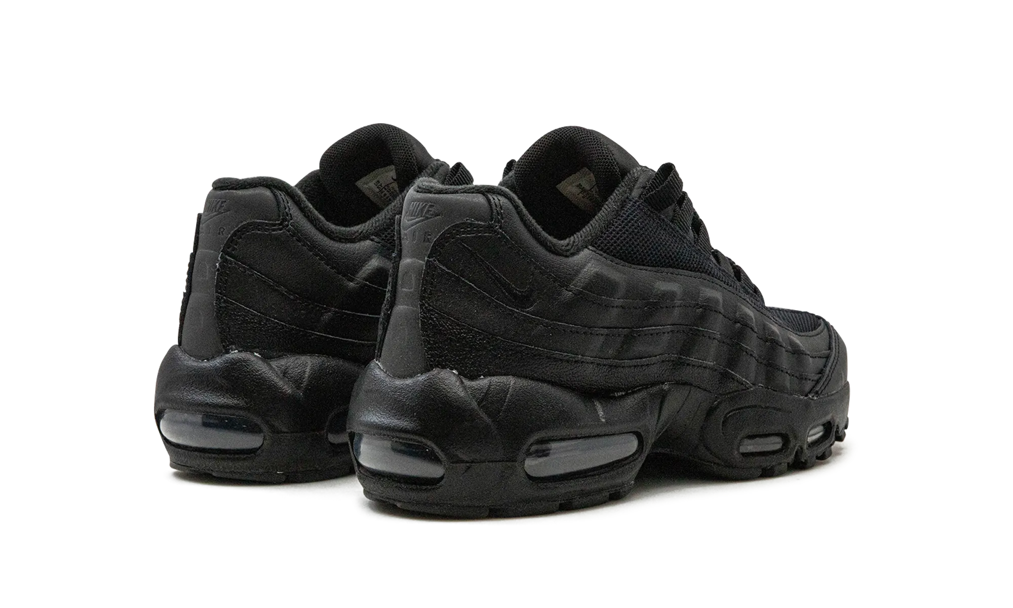 Air Max 95 Recraft GS "Triple Black" nike school-ready sneakers