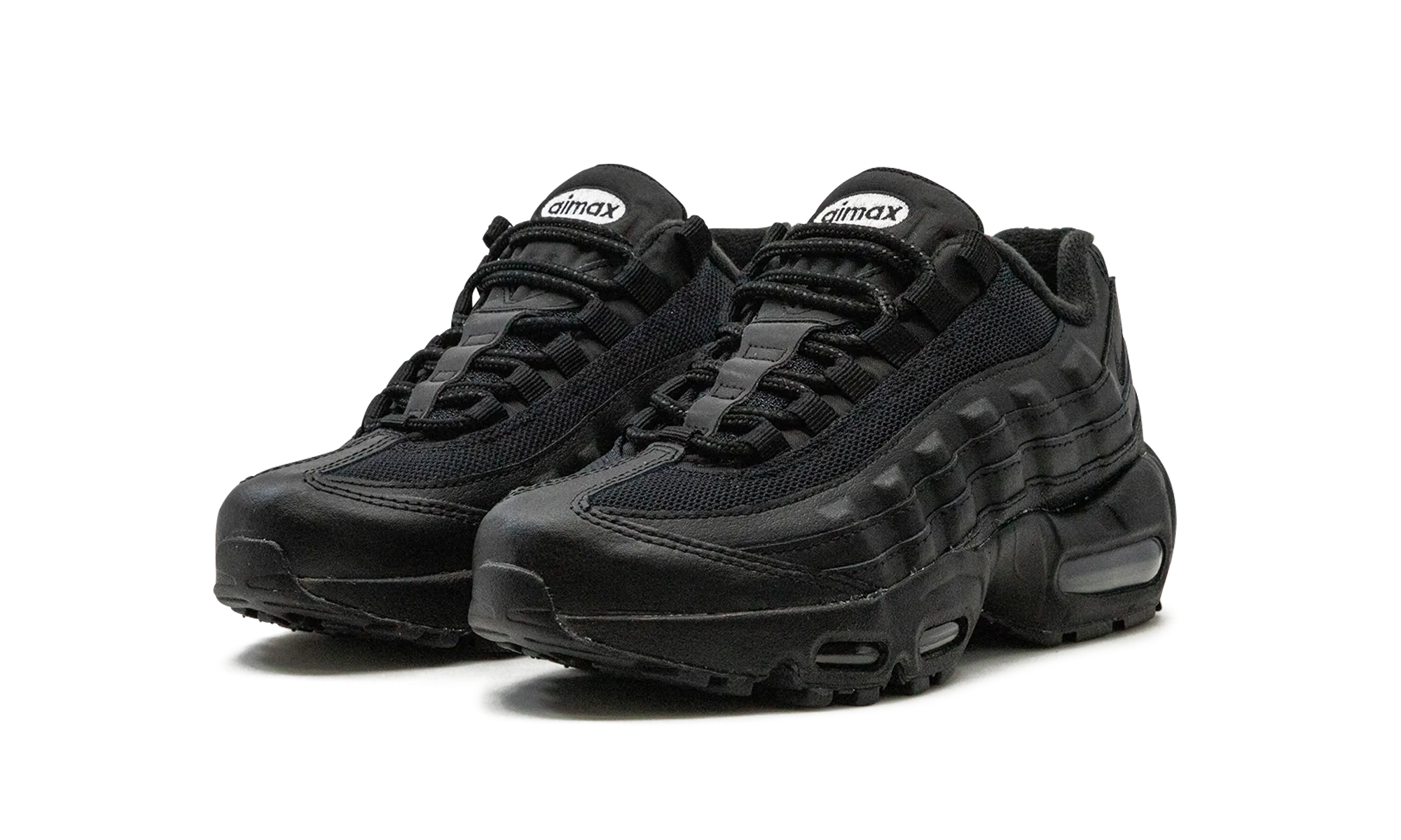 Air Max 95 Recraft GS "Triple Black" nike school-ready sneakers