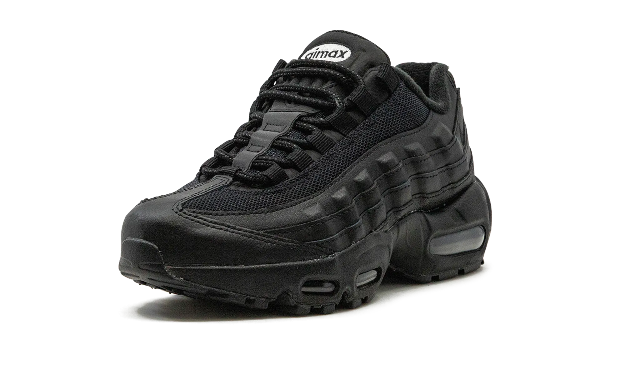 Air Max 95 Recraft GS "Triple Black" nike school-ready sneakers