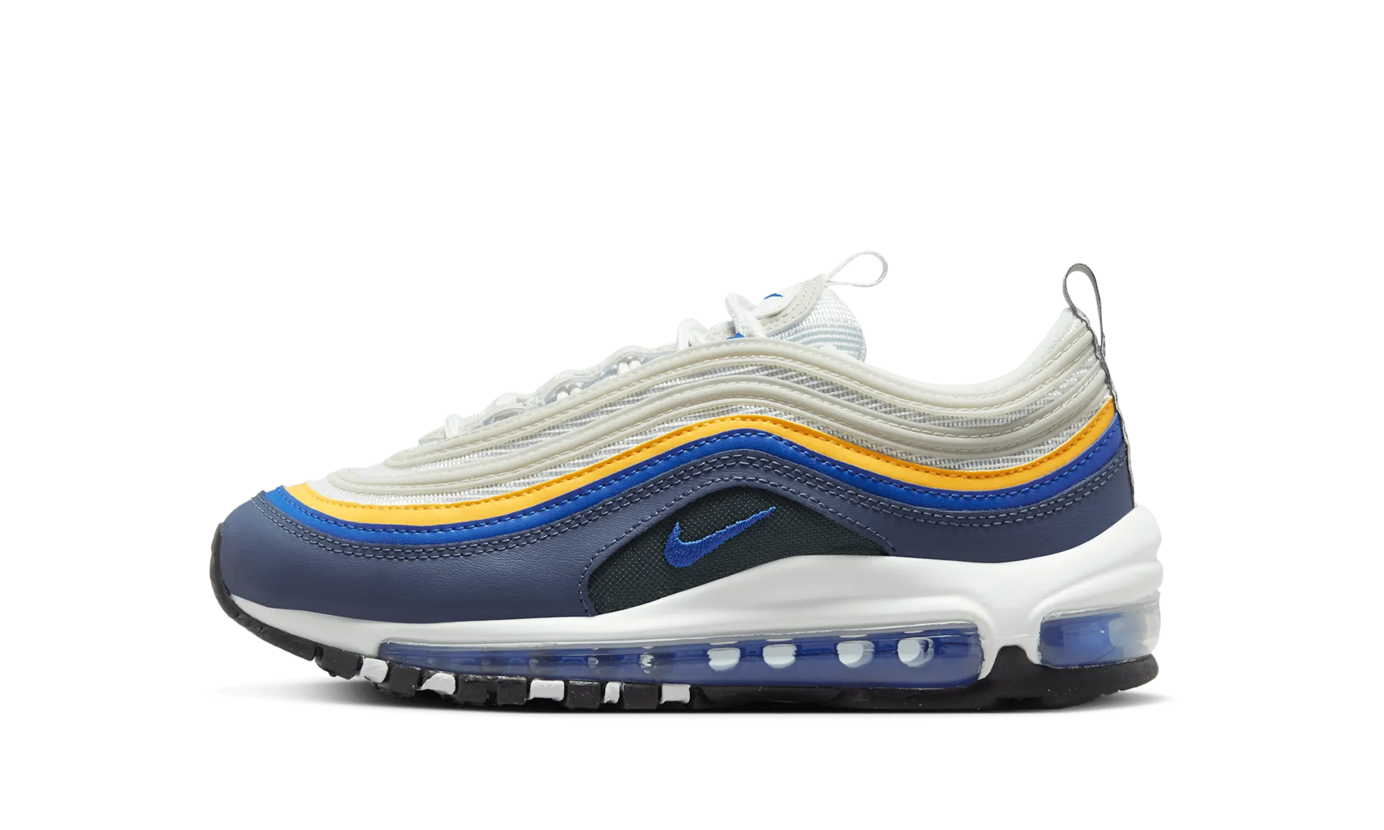 Air Max 97 GS "White-Blue-Laser Orange" Nike Grade School styles