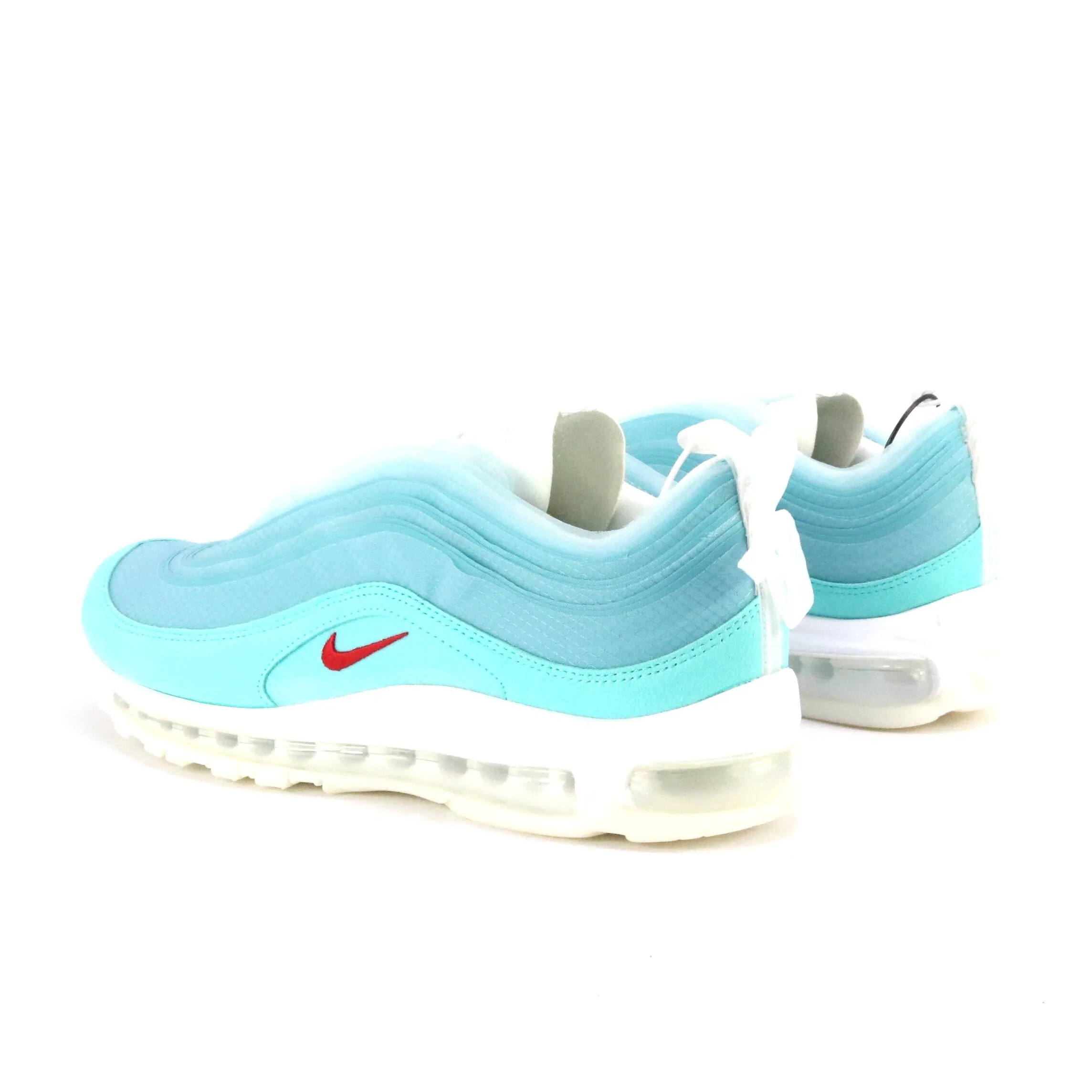Air Max 97 On Air Shanghai Kaleidoscope Ice Blue Light Aqua Gym Red White Pro Swing Golf Shoes