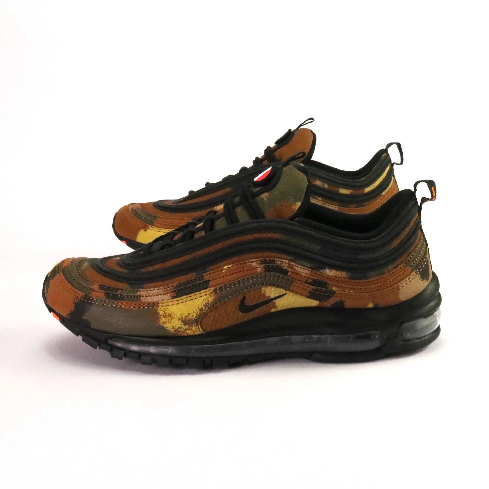 Air Max 97 Premium QS 'Country Camo Italy' Ale Brown Black Cargo Khaki Pro Swing Golf Shoes