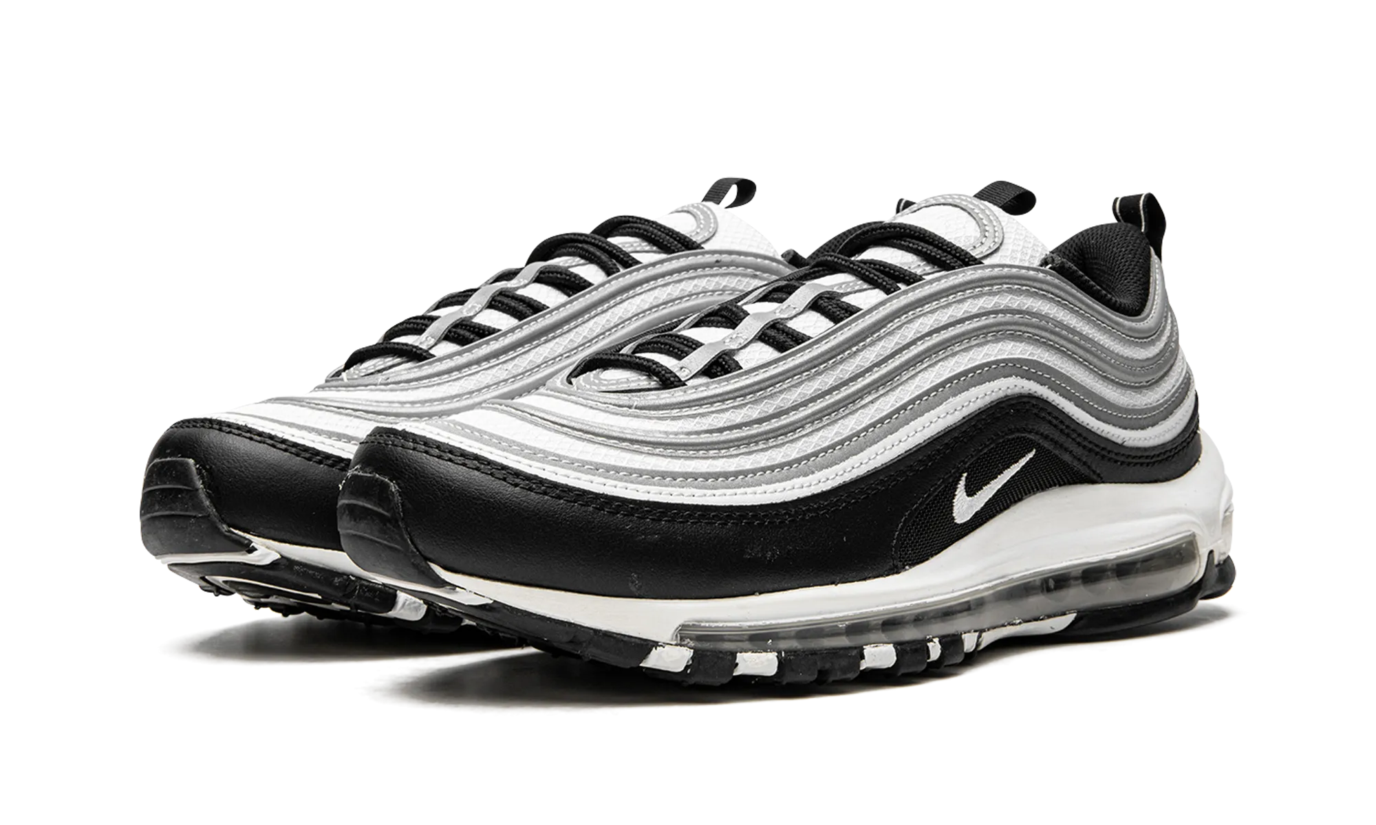 Air Max 97 "White / Black / Silver" nike everyday mens shoes