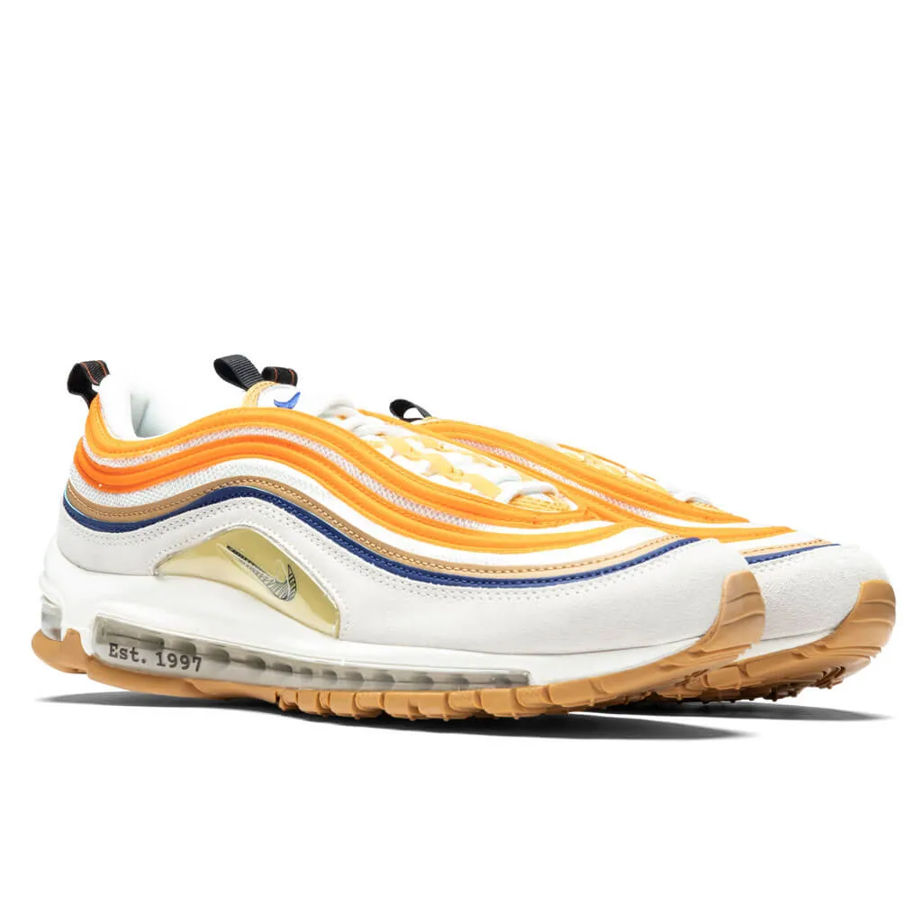 Air Max 97 SE Safety Orange - Summit White/Black/Safety Orange Nike Retro Lifestyle Shoes