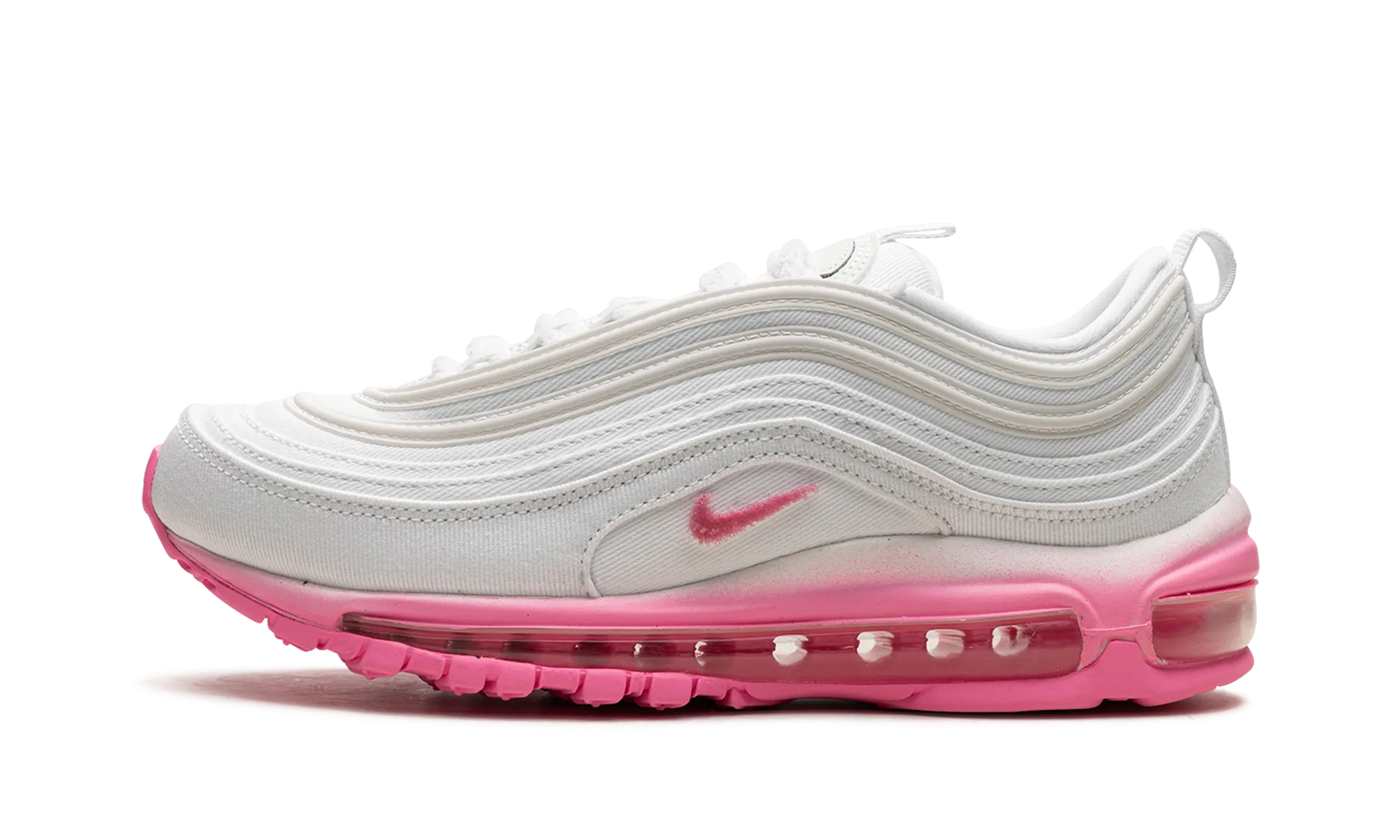 AIR MAX 97 WMNS "White Canvas / Pink Chenille" Nike Women's styles