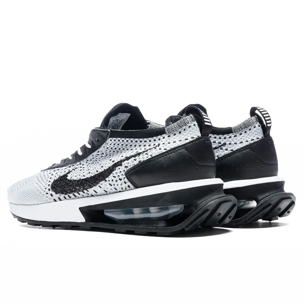 Air Max Flyknit Racer - Pure Platinum/Black/White Nike trainers with responsive foam