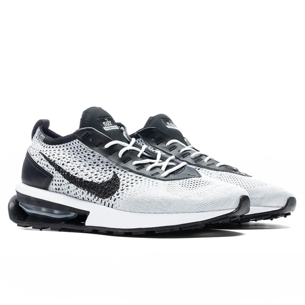 Air Max Flyknit Racer - Pure Platinum/Black/White Nike trainers with responsive foam