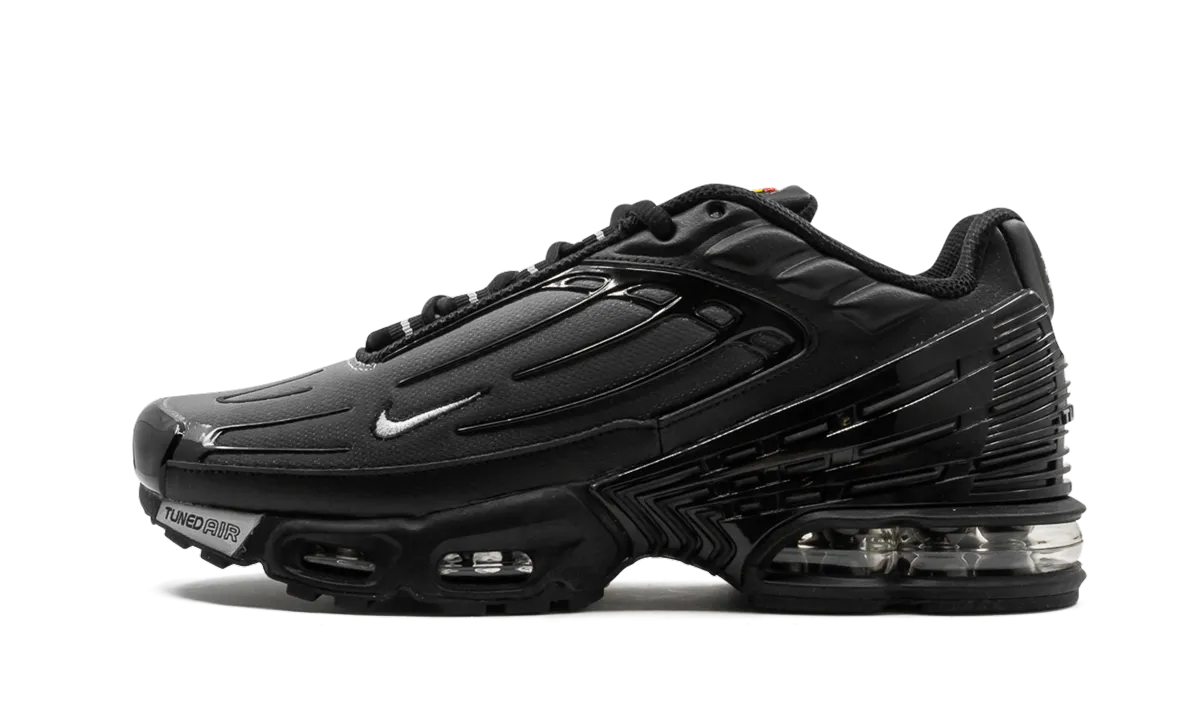 Air Max Plus 3 "TRIPLE BLACK" Nike Mens styles