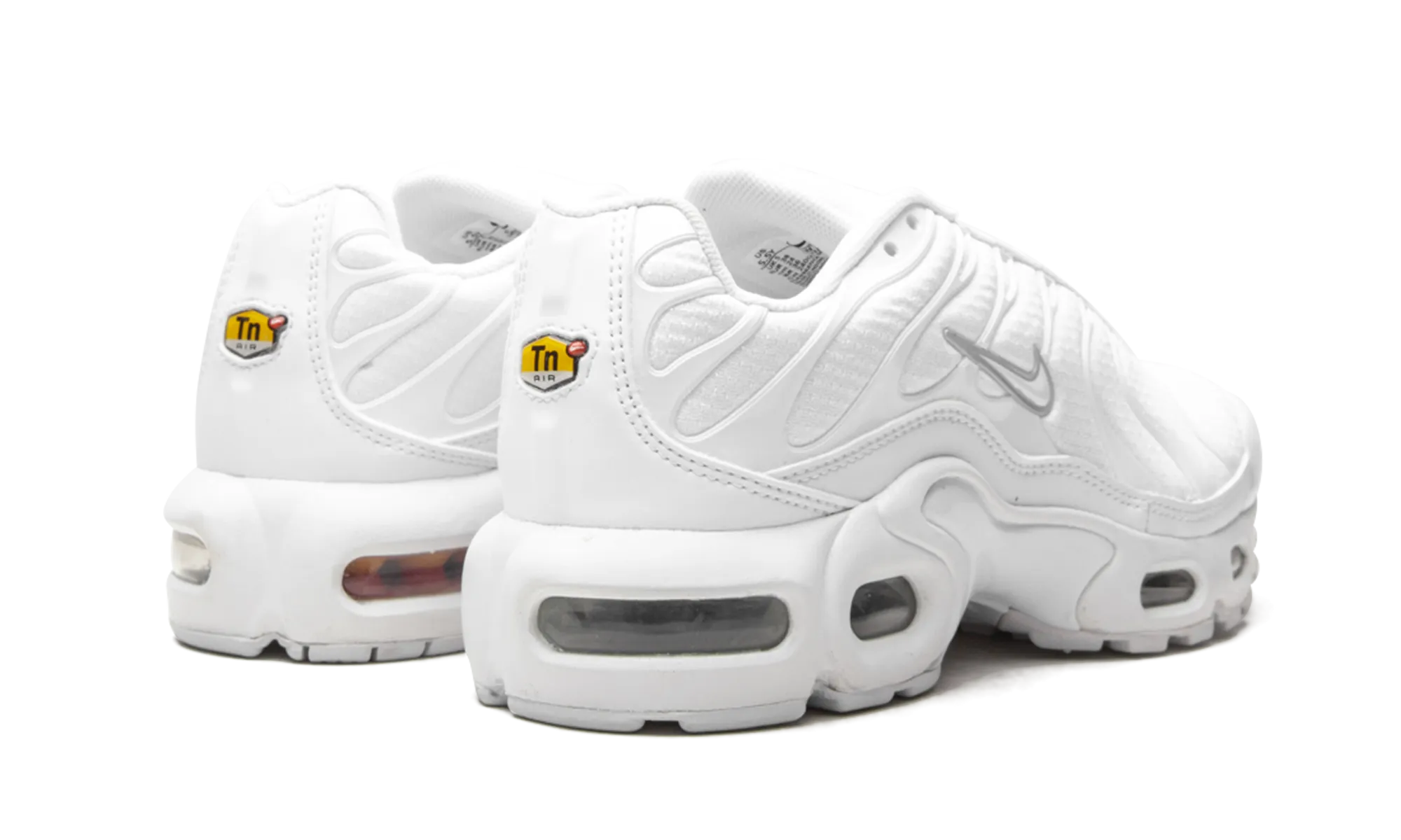 Air Max Plus GS "Triple White" nike grade school kids sneakers