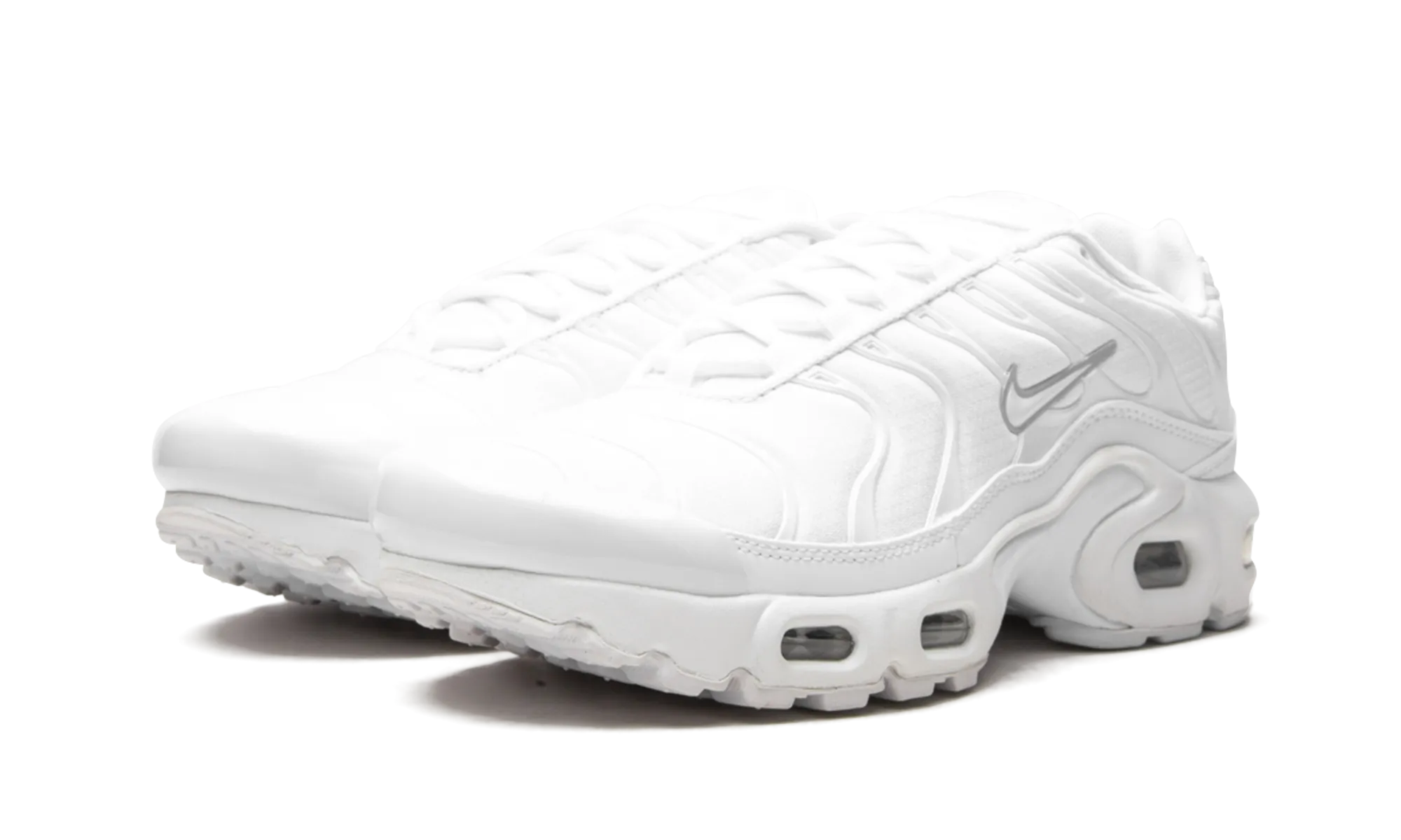 Air Max Plus GS "Triple White" nike grade school kids sneakers