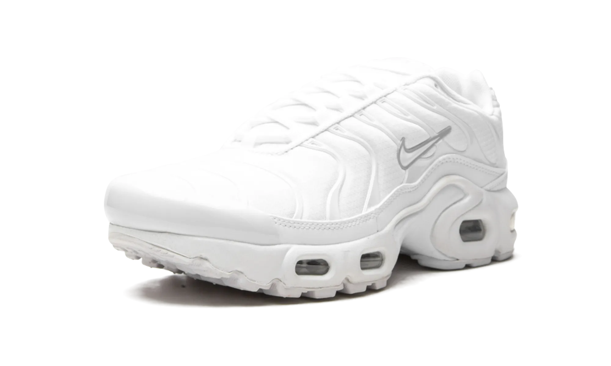 Air Max Plus GS "Triple White" nike grade school kids sneakers
