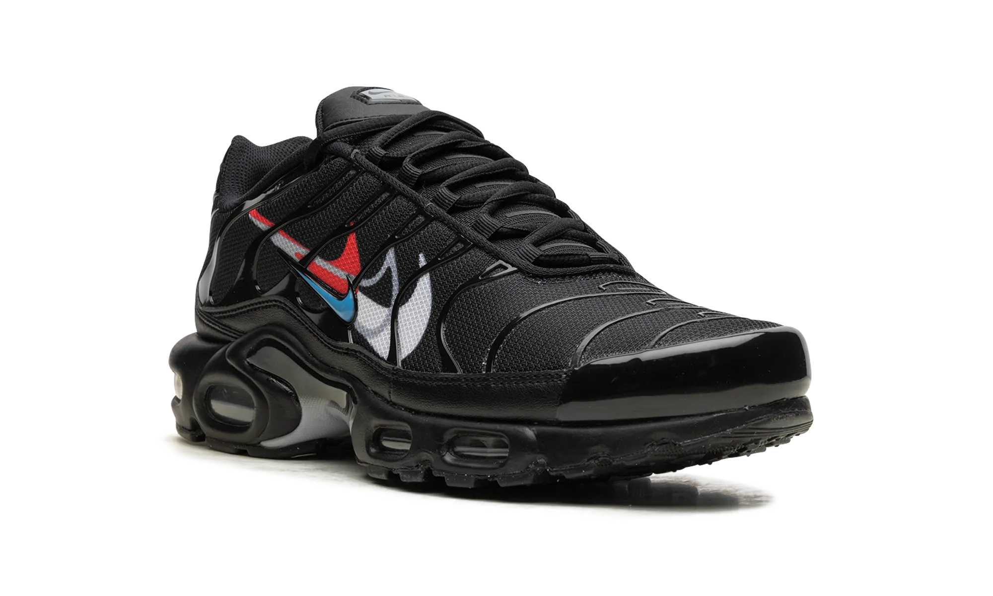 Air Max Plus "Multi Swoosh Black Bright Crimson" nike everyday mens shoes