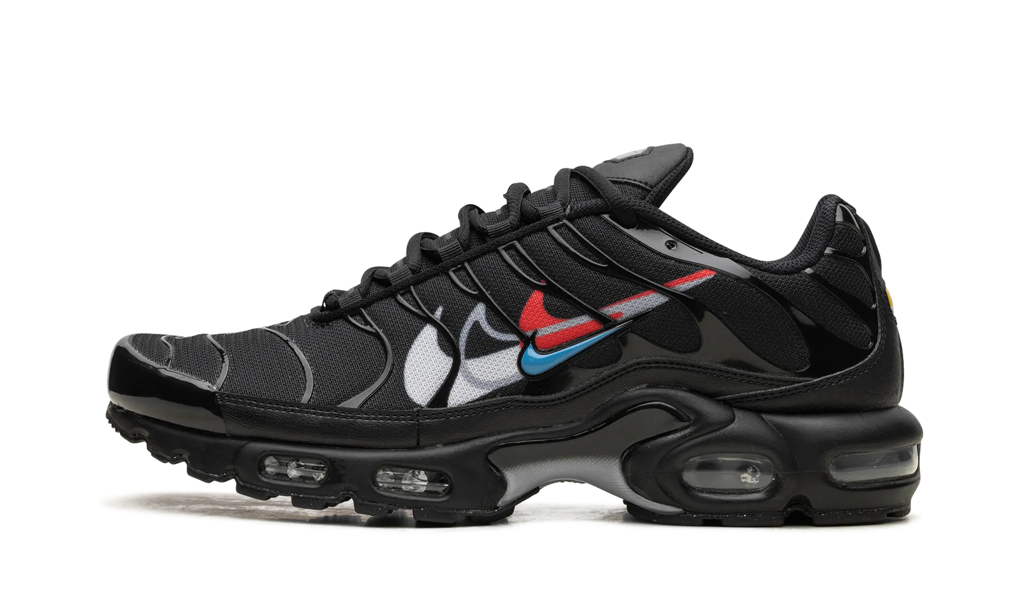 Air Max Plus "Multi Swoosh Black Bright Crimson" Nike Mens styles