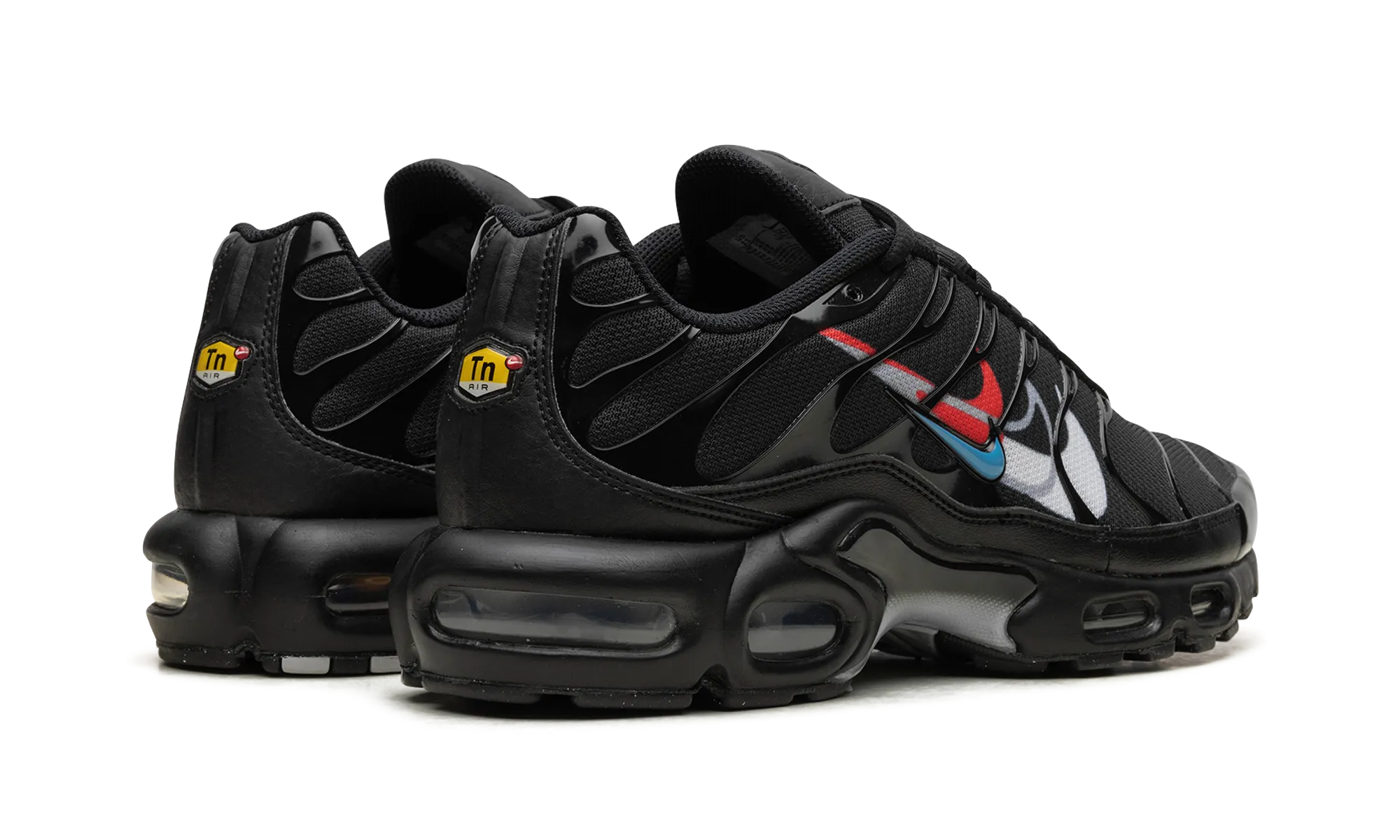 Air Max Plus "Multi Swoosh Black Bright Crimson" nike everyday mens shoes