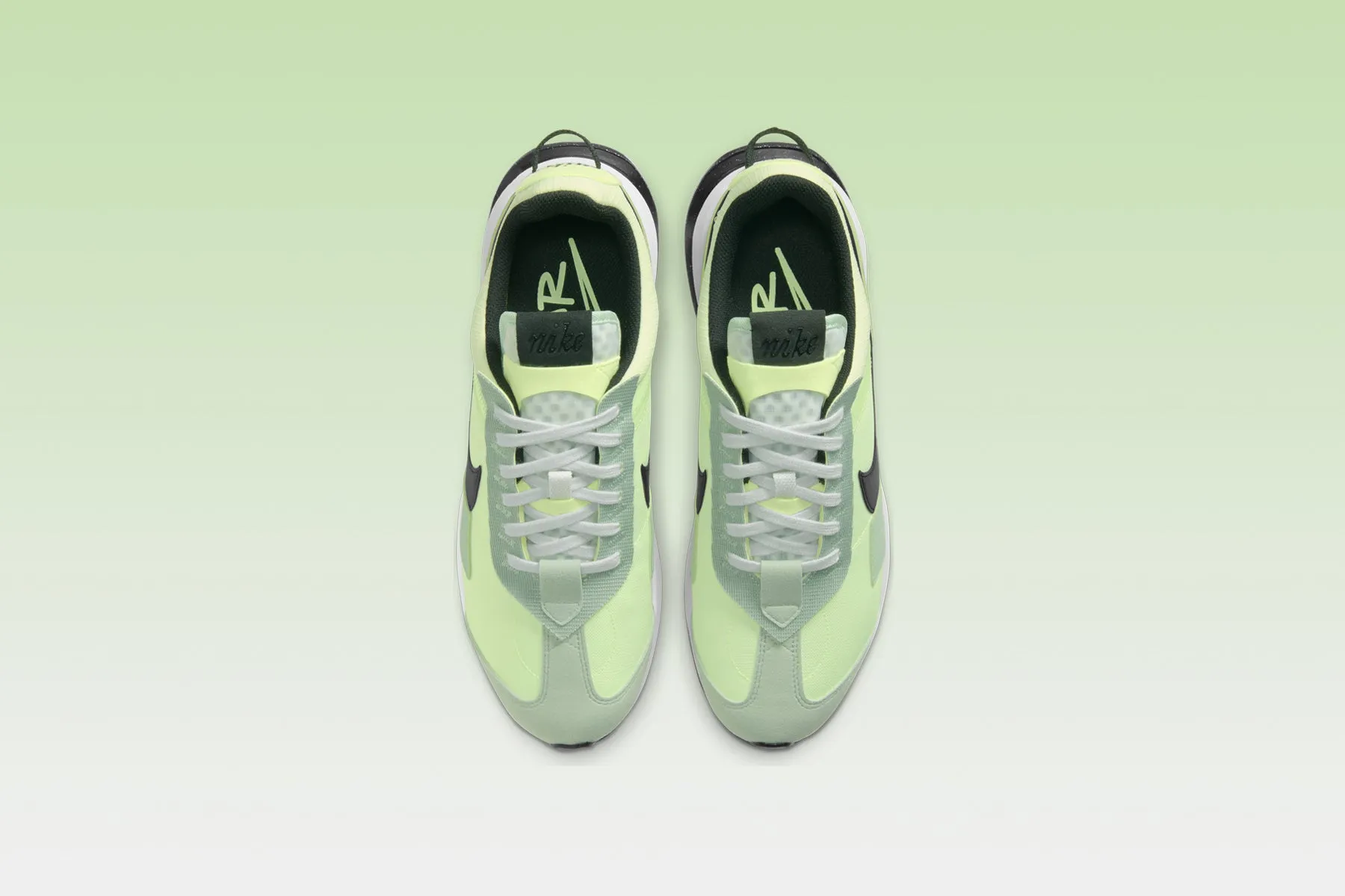Air Max Pre-Day - Light Liquid Lime/Black Nike Cushioned Mesh Sneakers