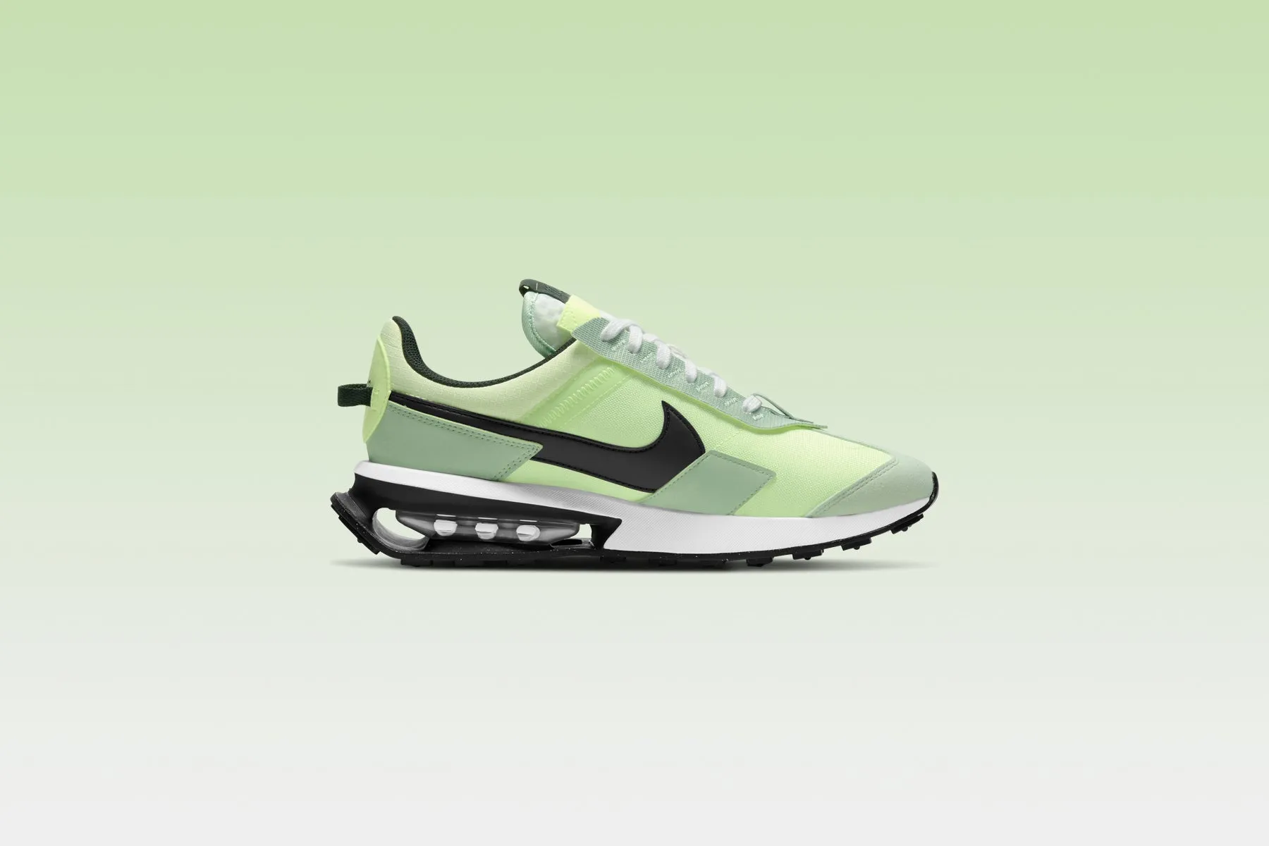 Air Max Pre-Day - Light Liquid Lime/Black Nike Cushioned Mesh Sneakers