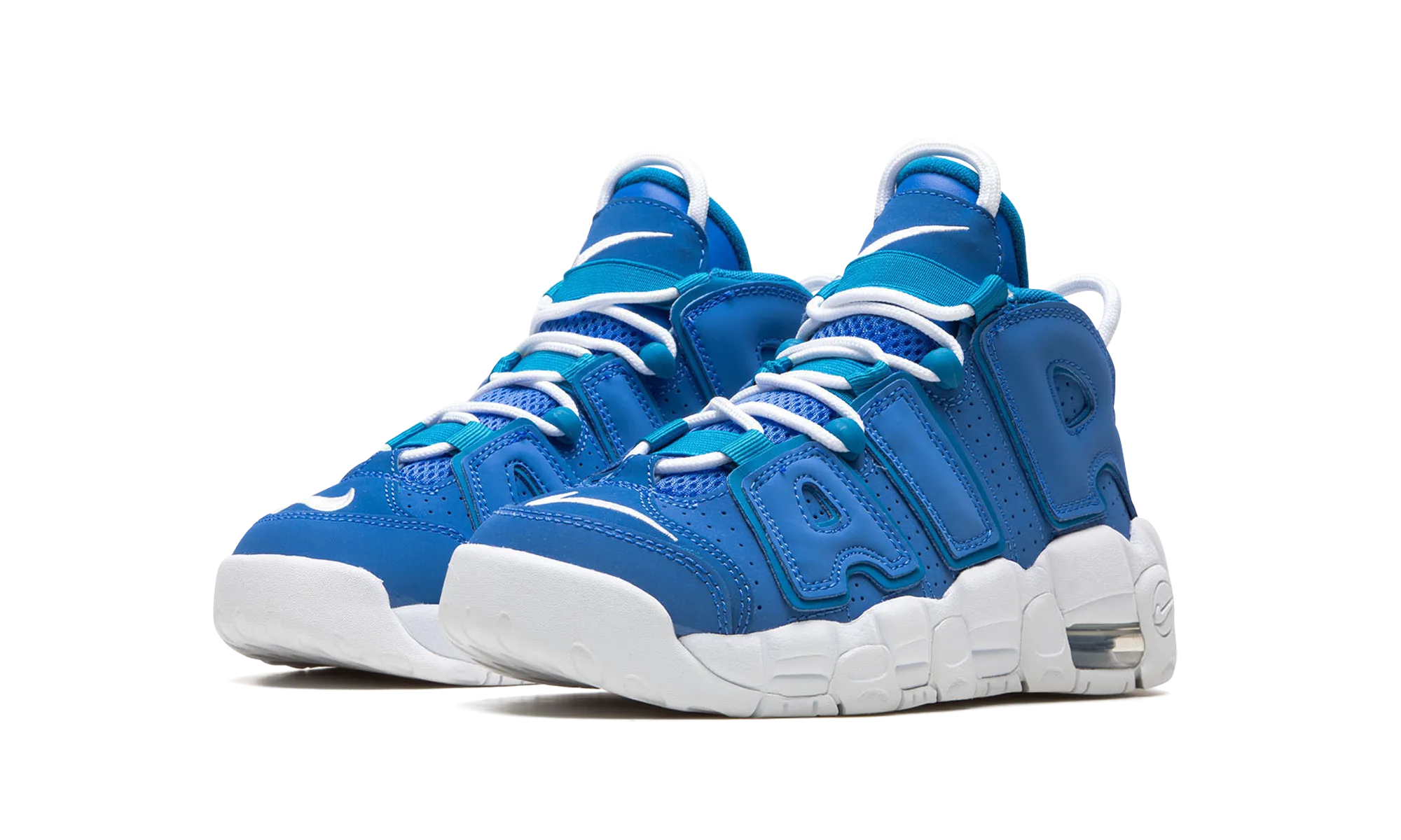 Air More Uptempo GS "Blue / White" nike grade school kids sneakers