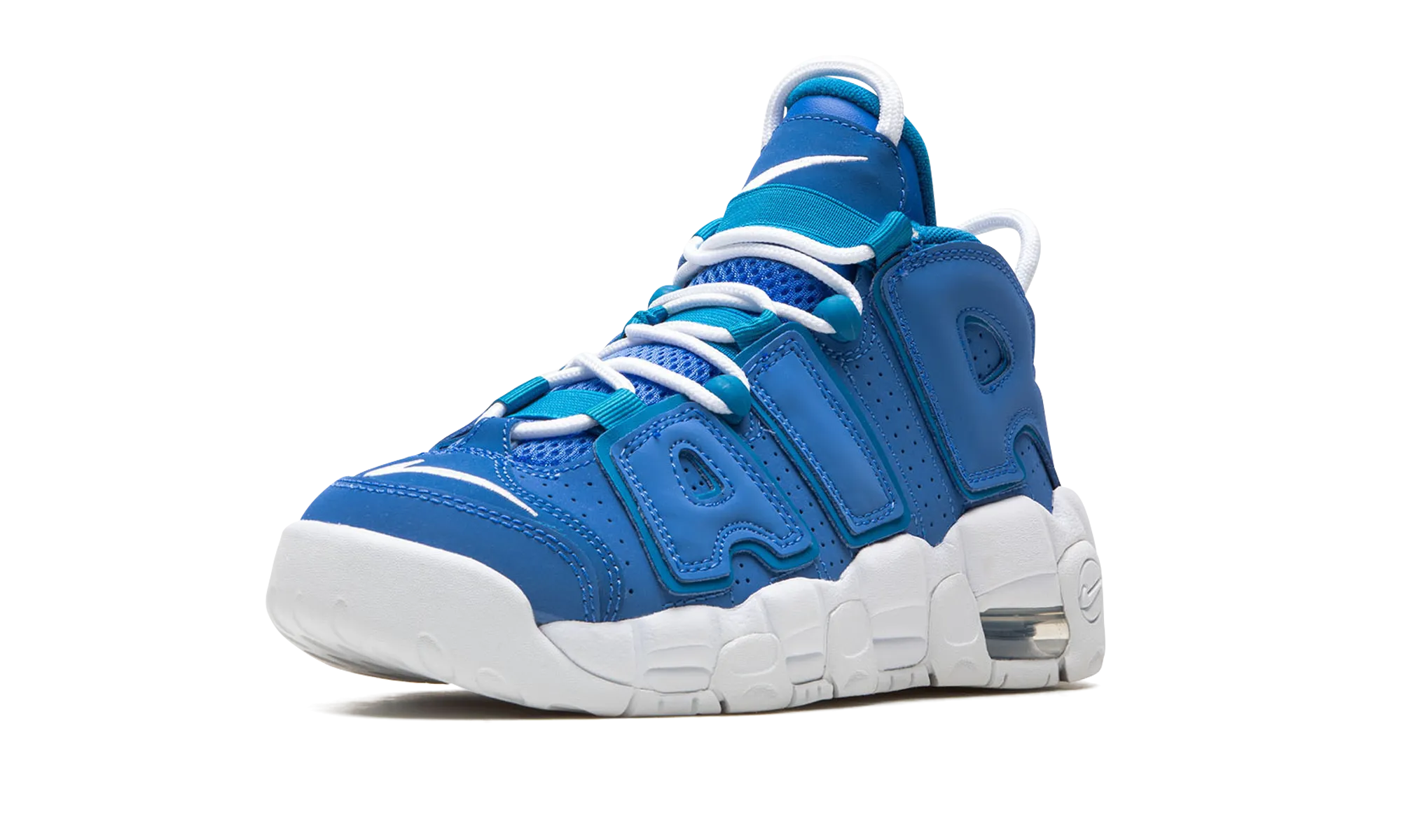 Air More Uptempo GS "Blue / White" nike grade school kids sneakers