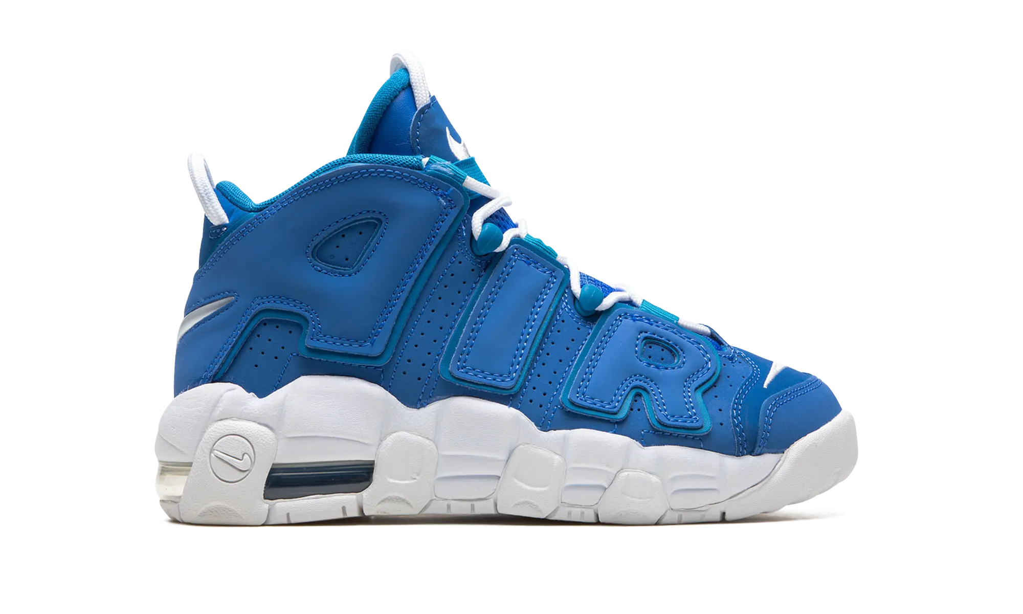 Air More Uptempo GS "Blue / White" nike grade school kids sneakers