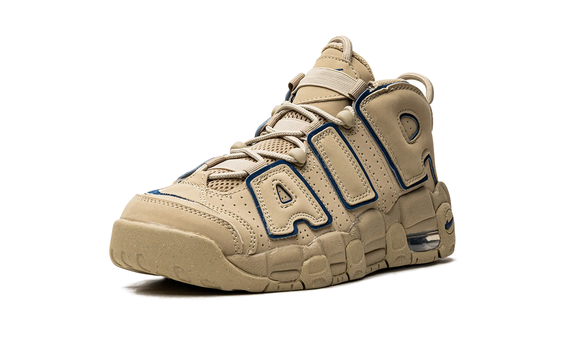 Air More Uptempo GS "Limestone Valerian Blue" nike grade school kids sneakers
