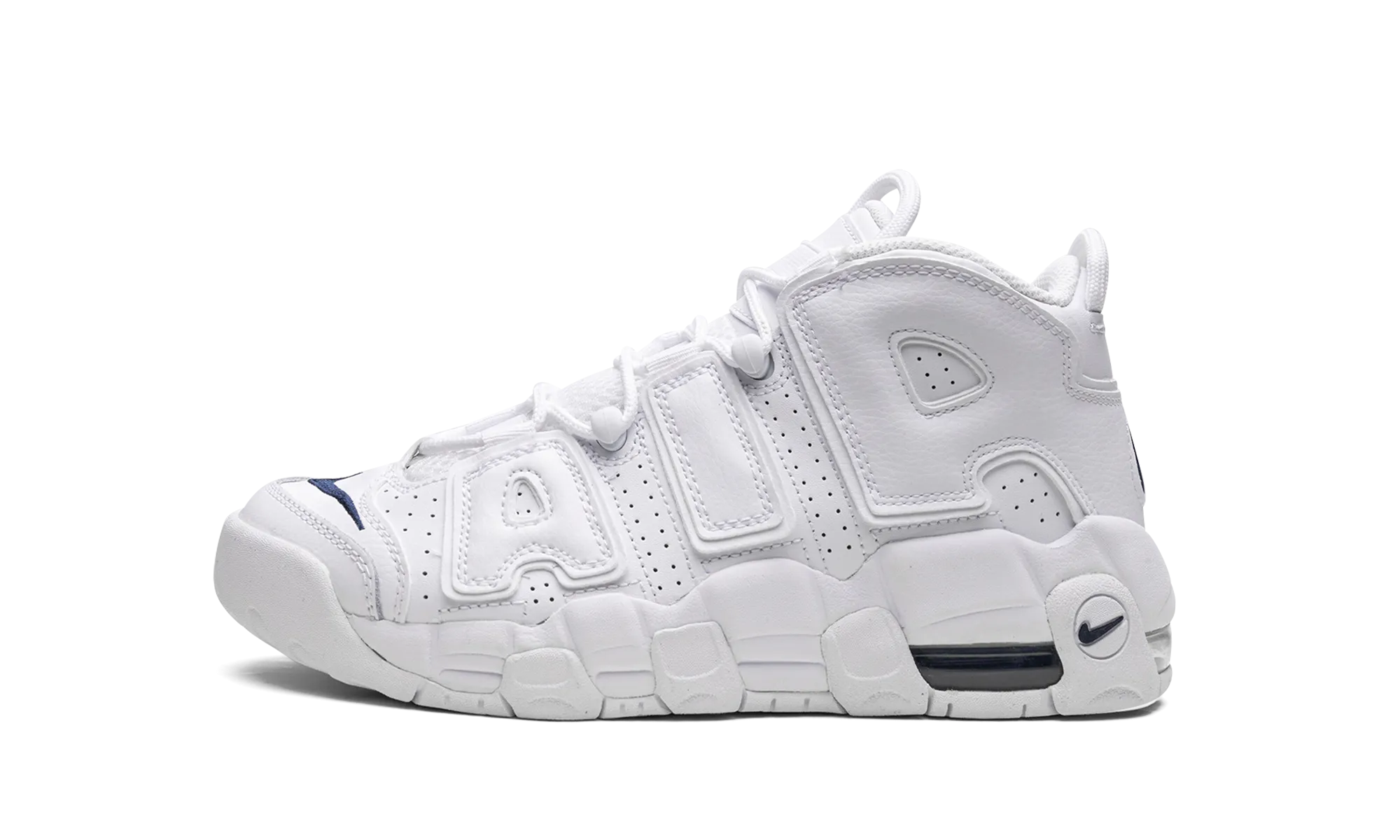 AIR MORE UPTEMPO GS "White / Navy" Nike Grade School styles
