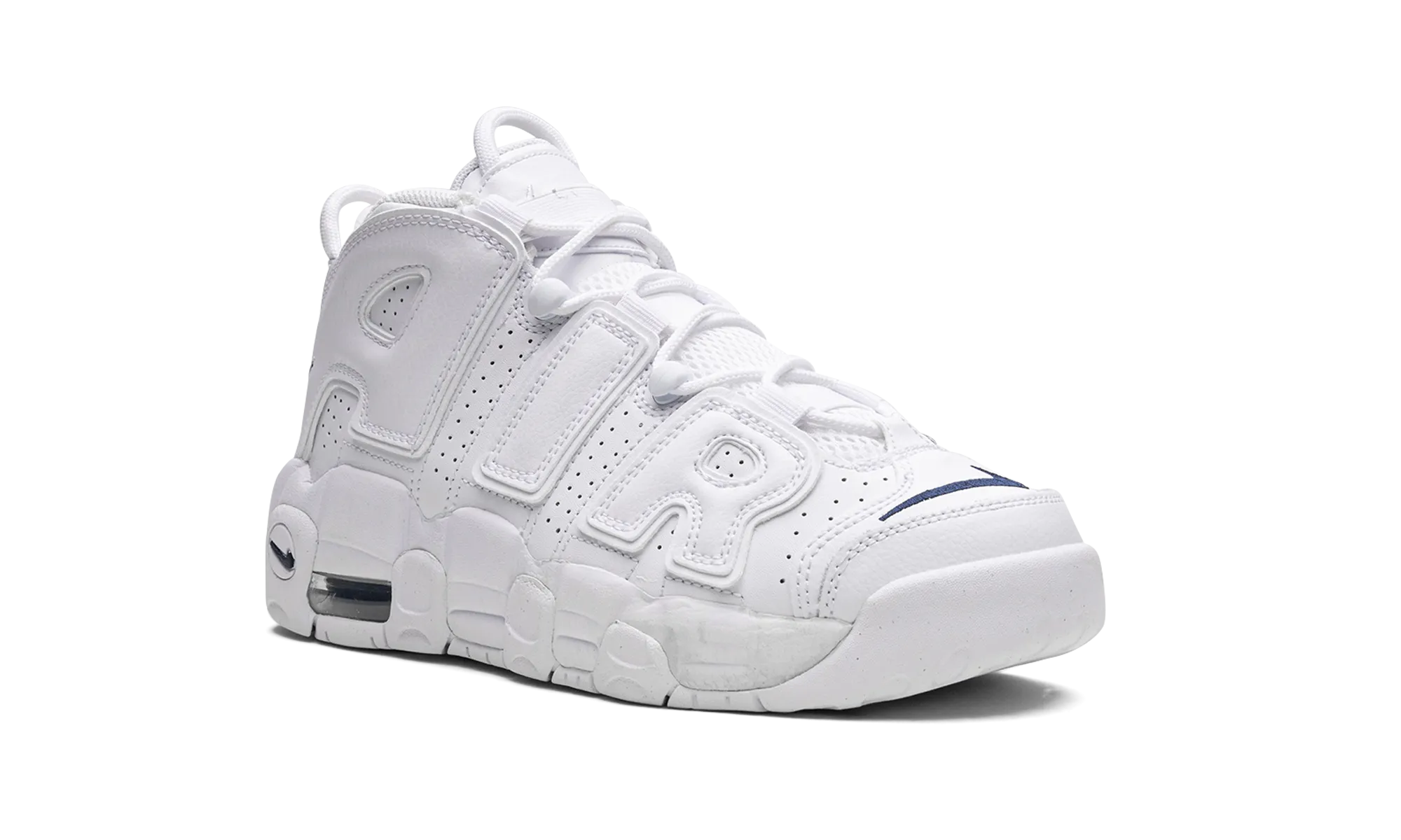 AIR MORE UPTEMPO GS "White / Navy" nike school-ready sneakers
