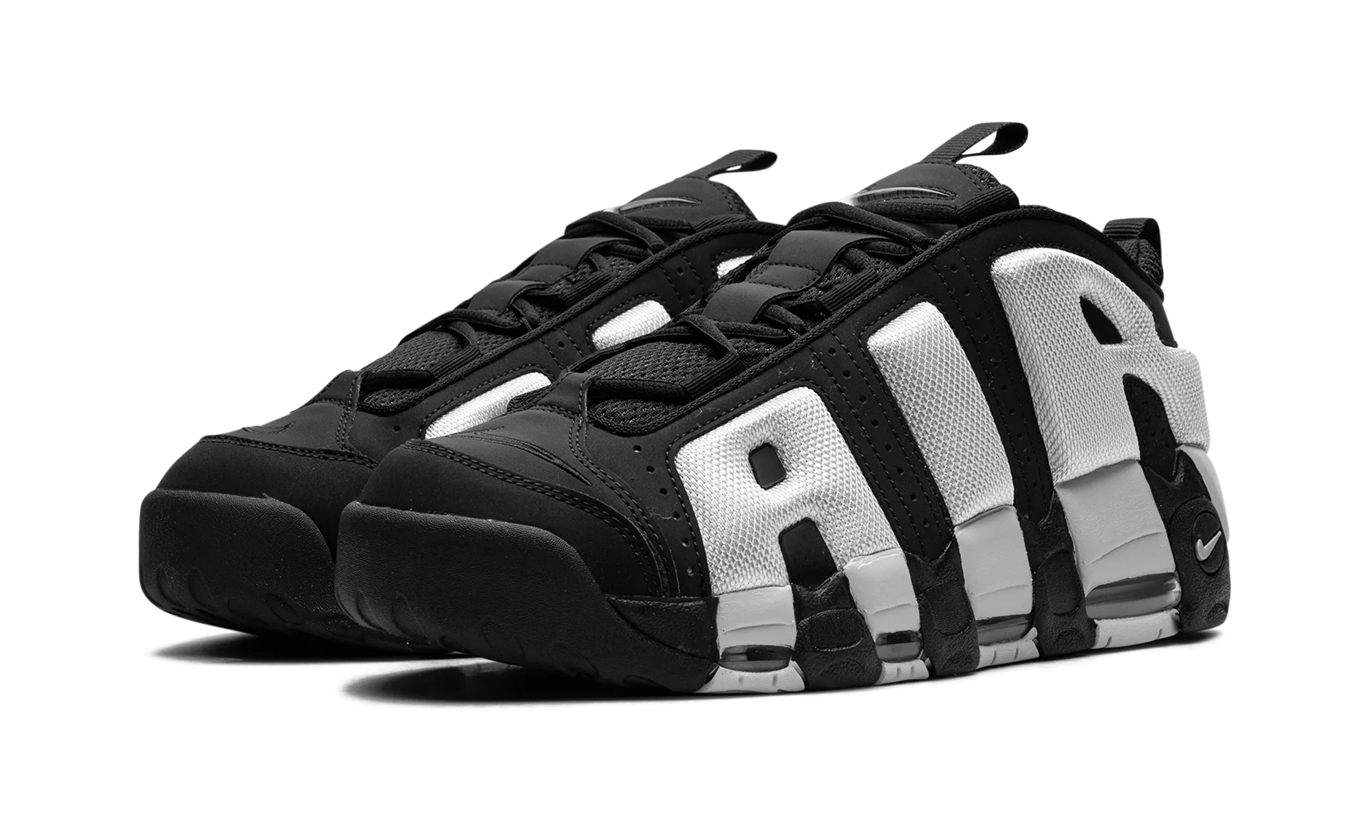 Air More Uptempo Low "Black Photon Dust" nike mens sport sneakers