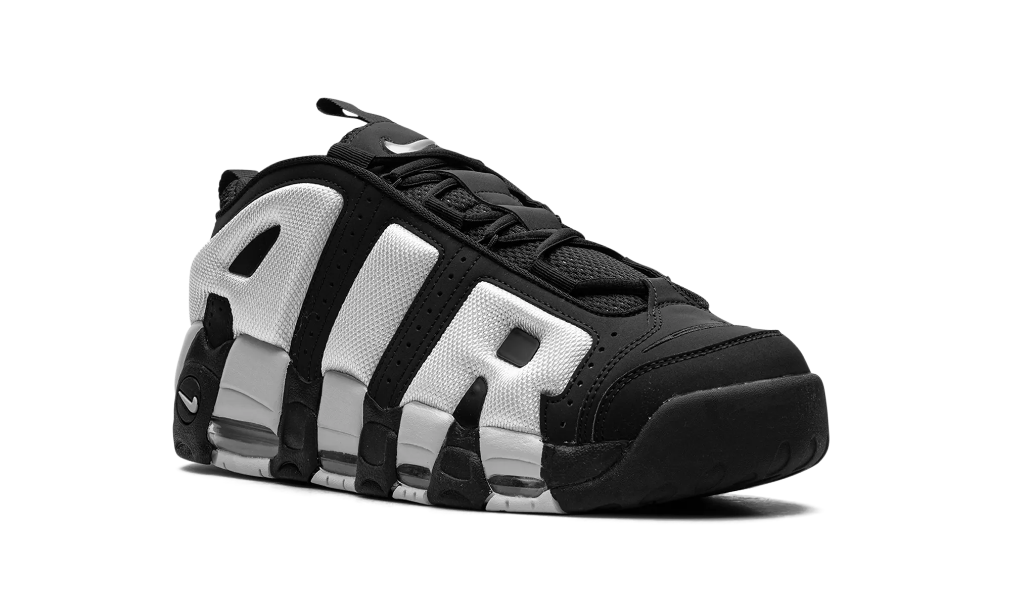 Air More Uptempo Low "Black Photon Dust" nike mens sport sneakers