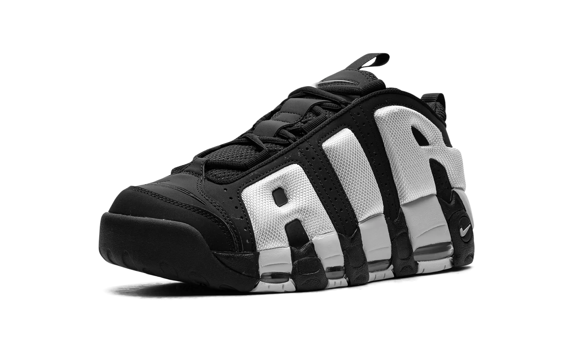Air More Uptempo Low "Black Photon Dust" nike mens sport sneakers
