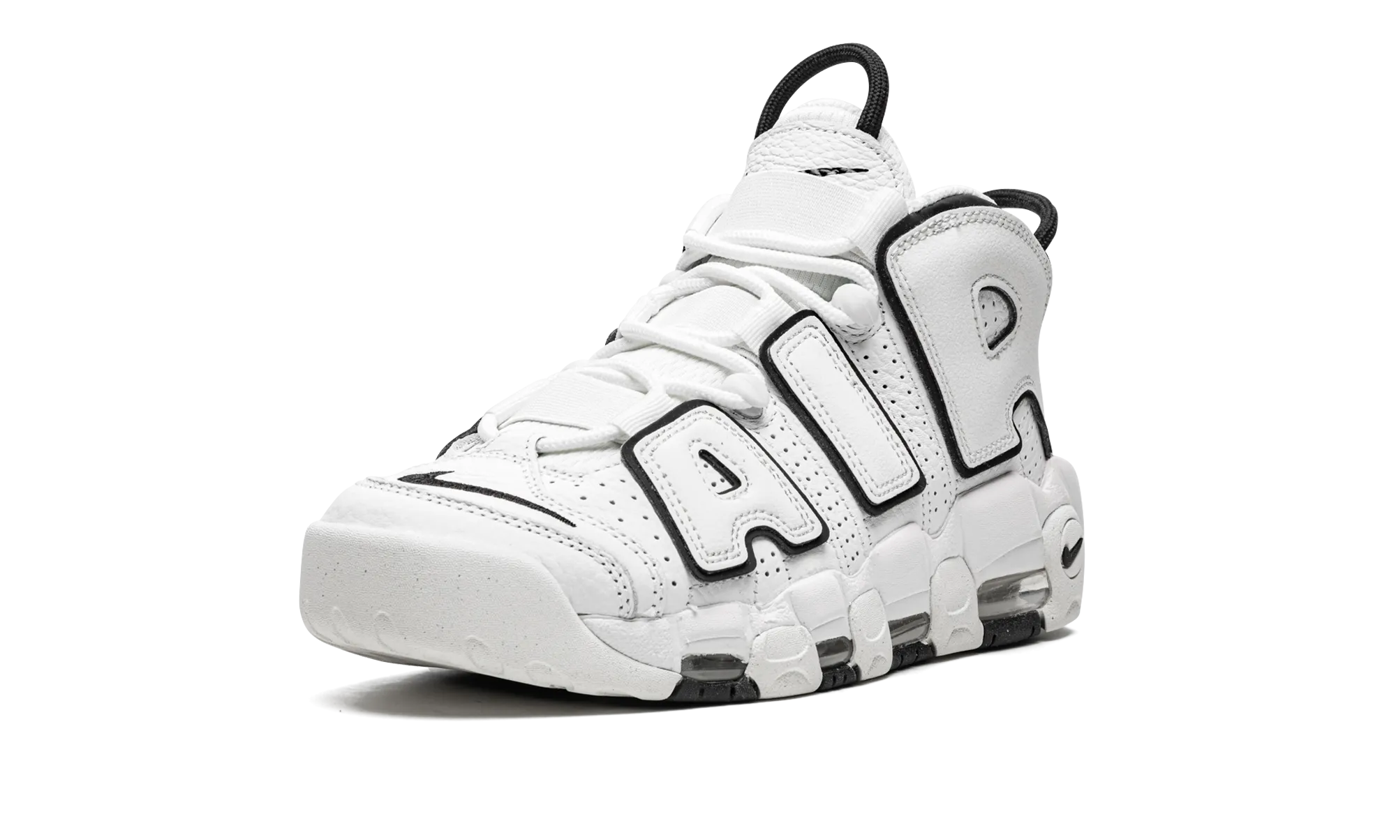AIR MORE UPTEMPO MNS WMNS "White / Black" nike womens mesh trainers