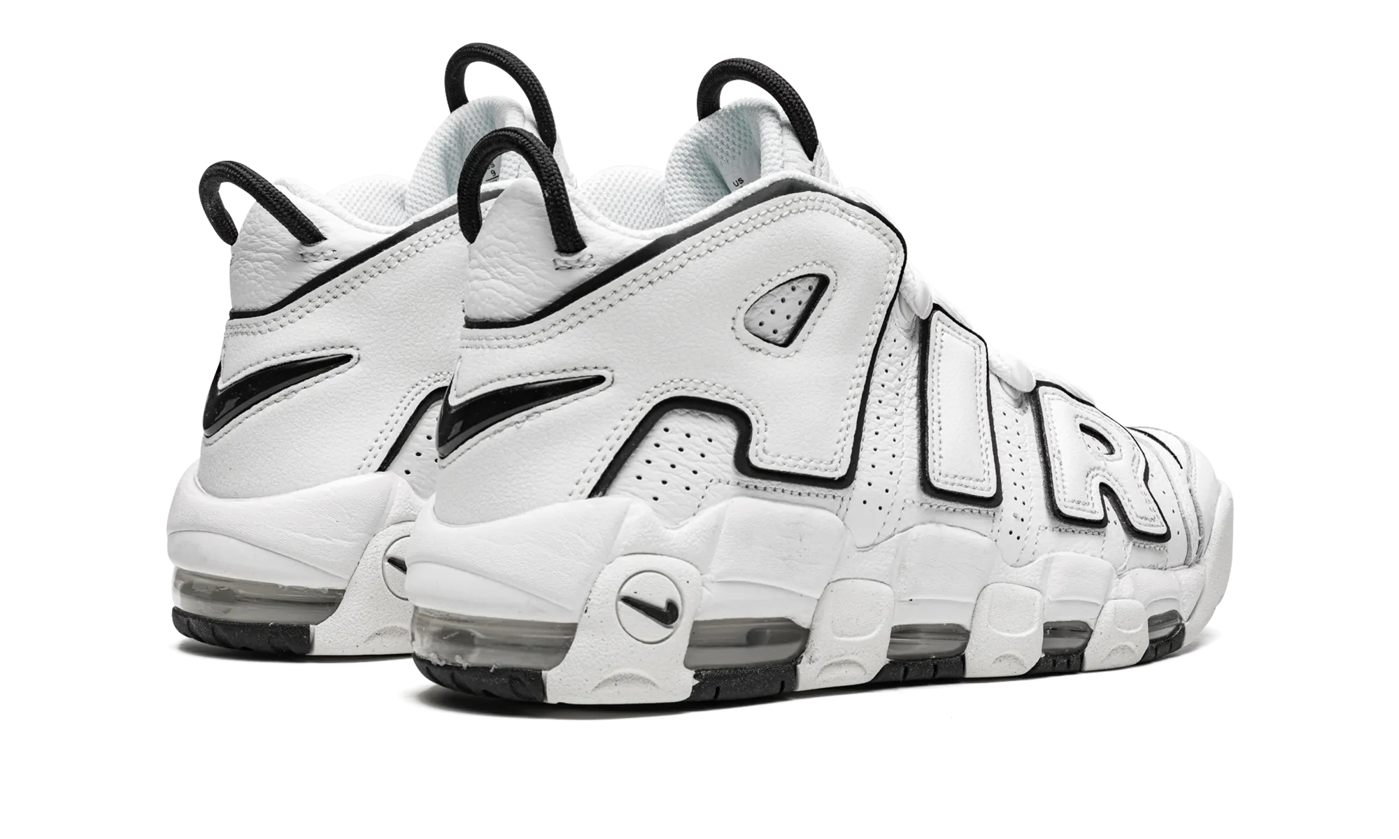 AIR MORE UPTEMPO MNS WMNS "White / Black" nike womens mesh trainers