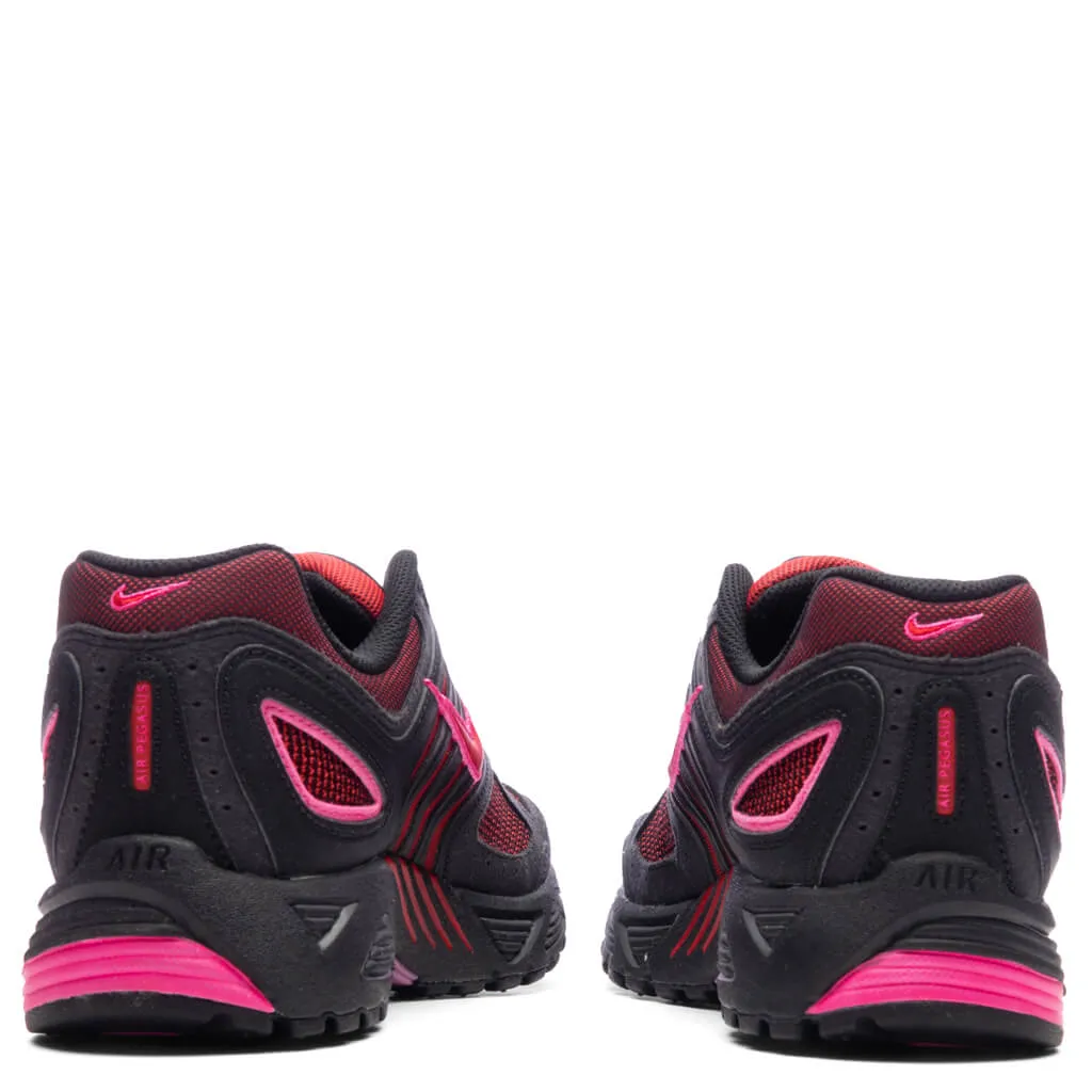 Air Pegasus 2K5 - Black/Fire Red/Fierce Pink Nike Bold Logo Sneakers