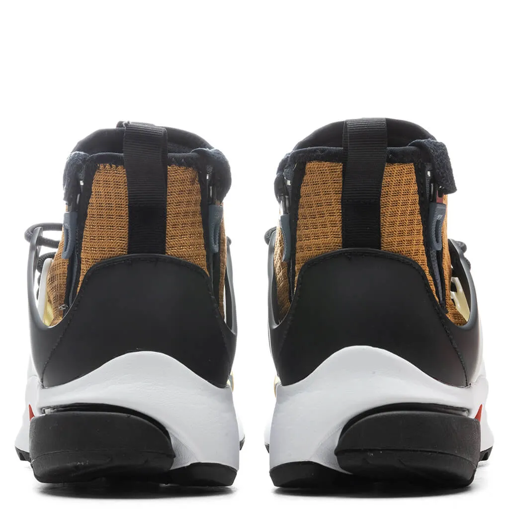 Air Presto Mid Utility - Bicycle Yellow/Cinnabar/Wheat Nike Retro Lifestyle Shoes
