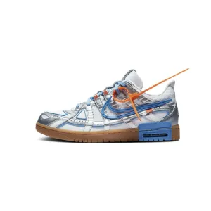 Air Rubber Dunk Off-White UNC White Blue By Nike Nike Dunk sneakers with classic silhouette